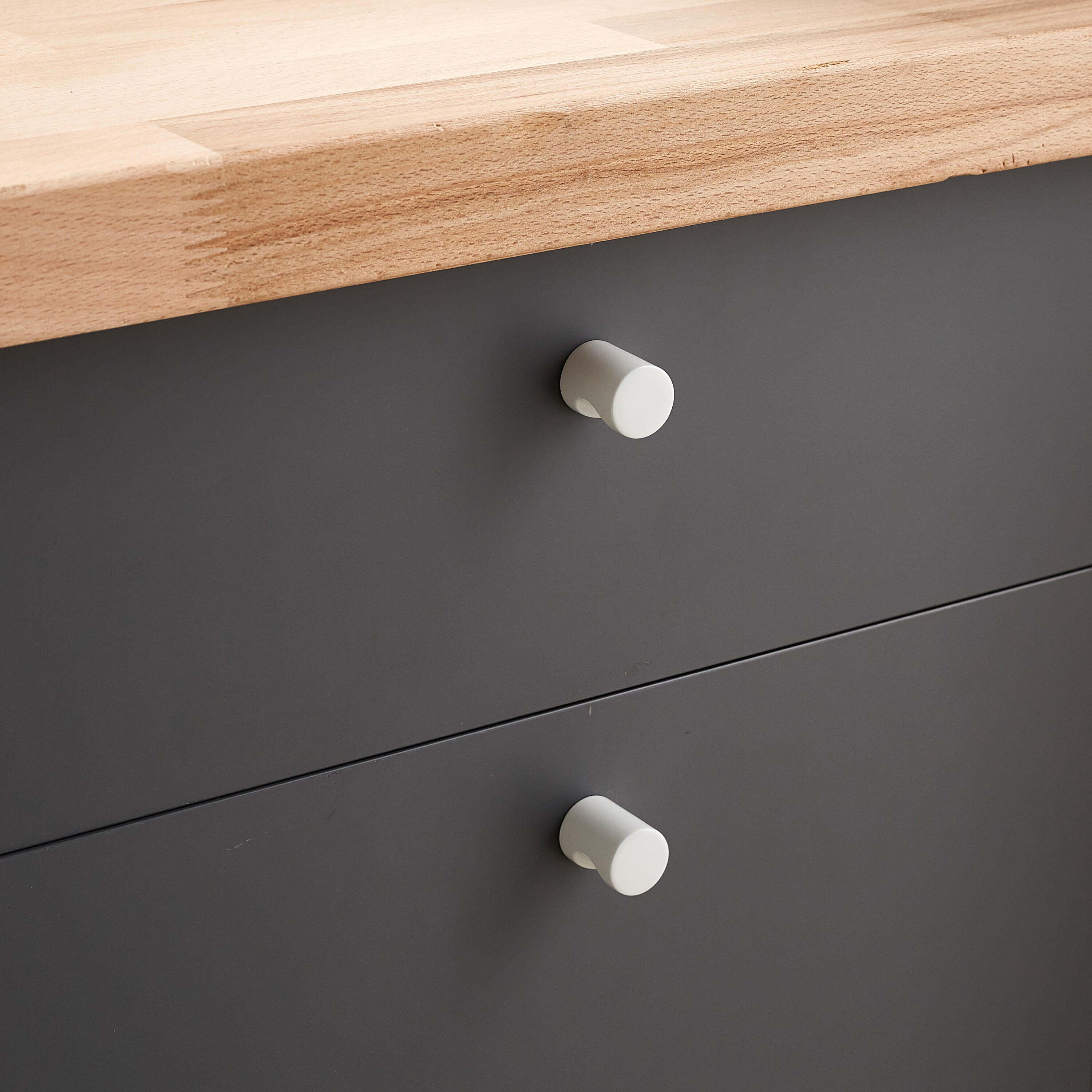 Puxador para móvel INSPIRE SIMI ZAMAK MATE BRANCO D19,5MM - 3