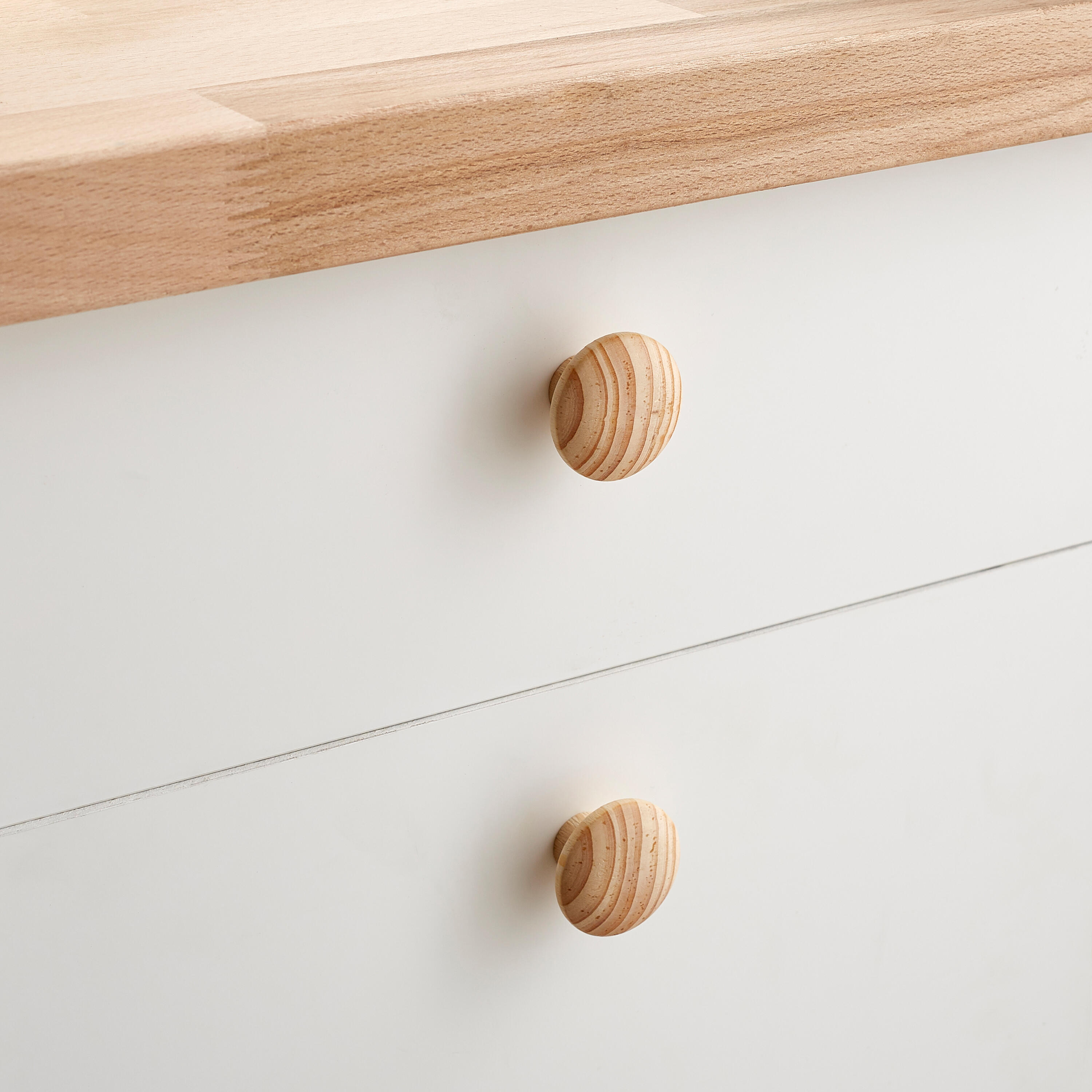 Pomo de mueble INSPIRE Dune en madera con acabado natural - 6