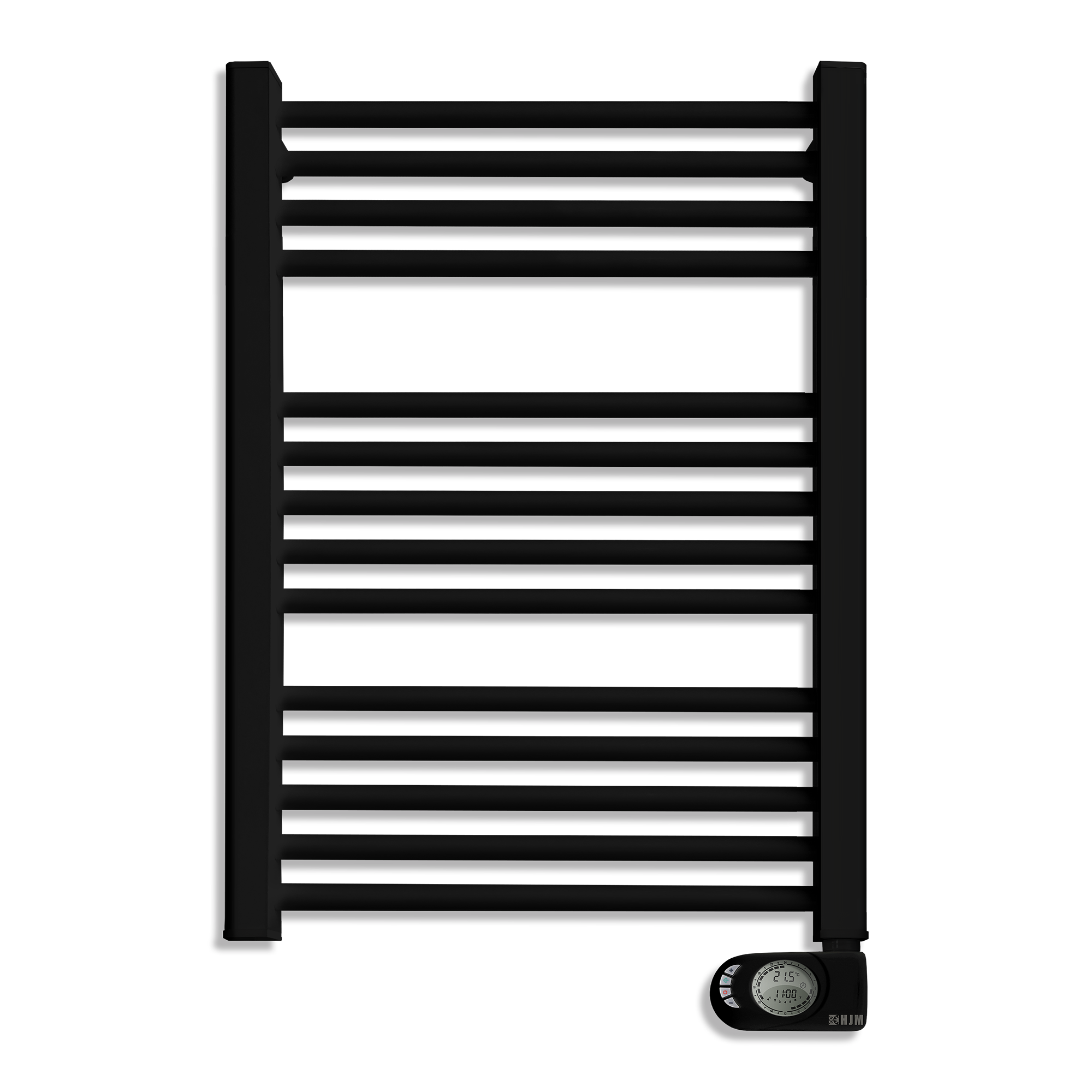 Radiador secatoallas eléctrico noor hjm sin fluido con 500 w negro