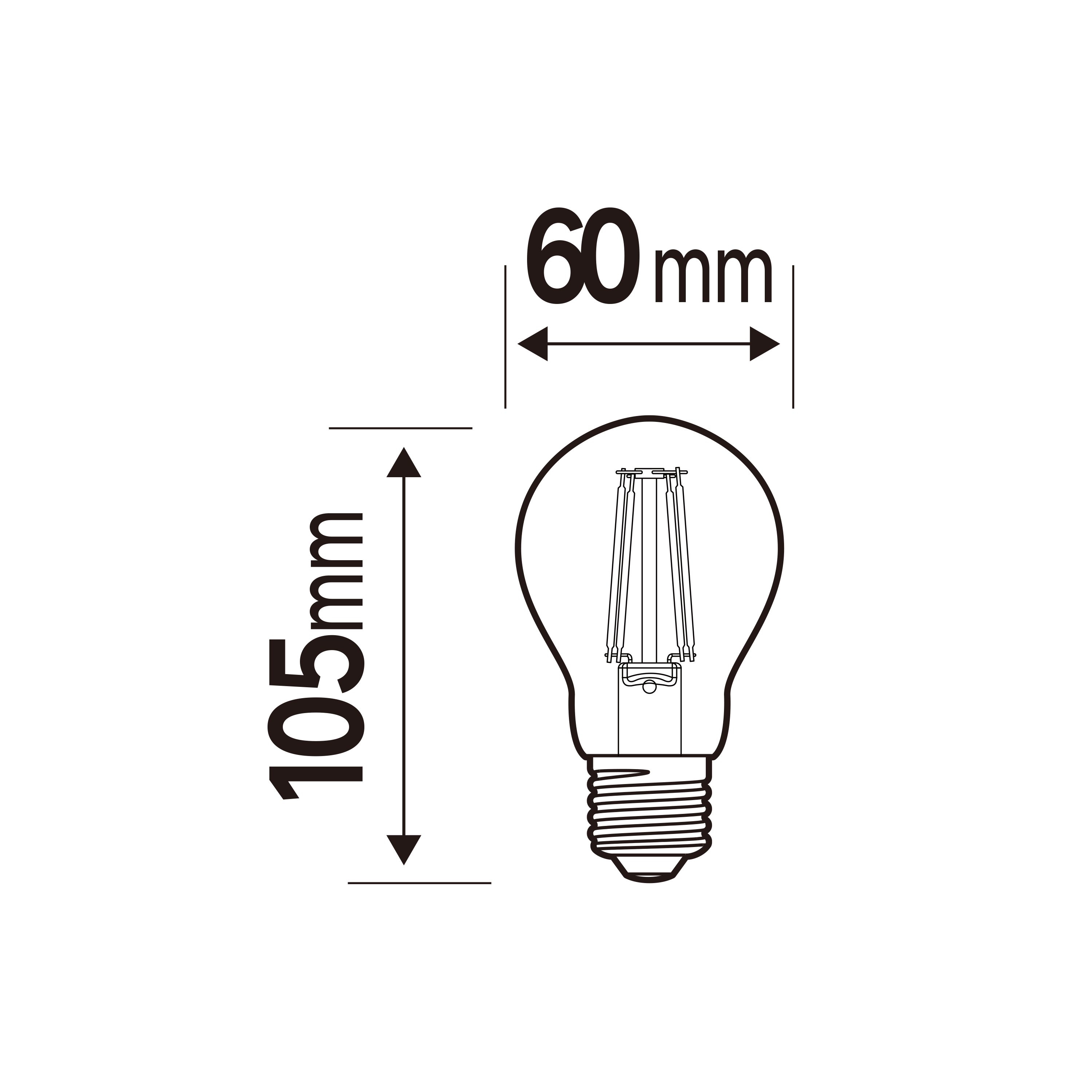 Lot de 18 ampoules led à filament, E27, 806lm = 60W, blanc neutre, LEXMAN - 2