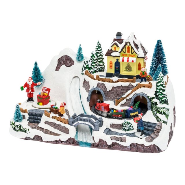 Villaggio di Natale Trenino H 19 cm