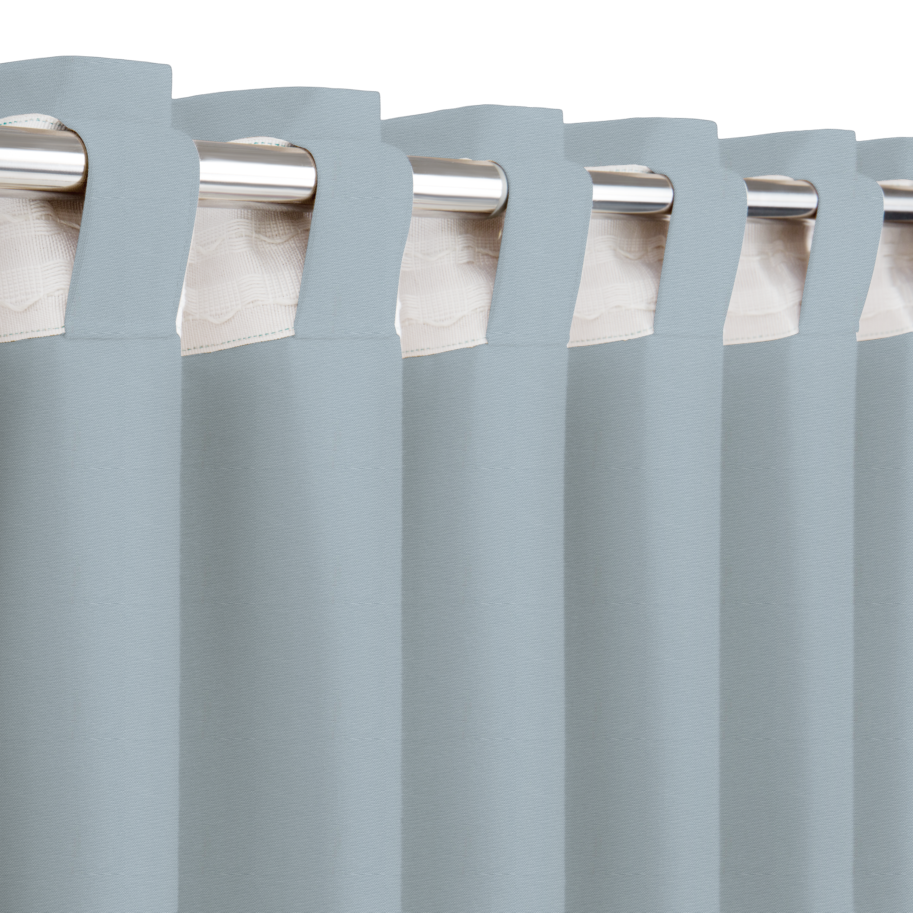 Zasłona Pharell Fjord niebieska 140 x 280 cm na taśmie Inspire - 8