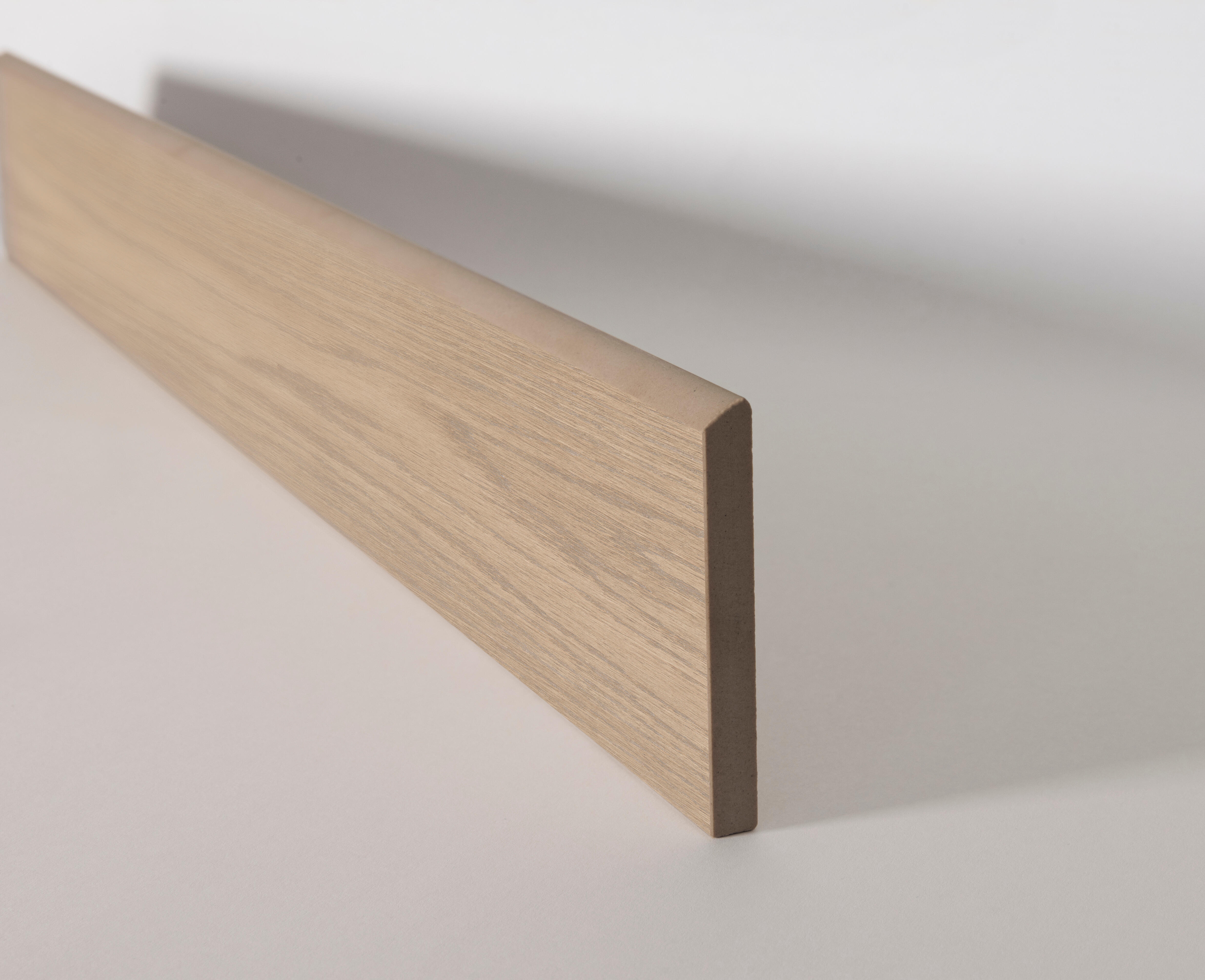 Pack de 10 rodapiés porcelánico robur 75x9 cm madera beige saloni