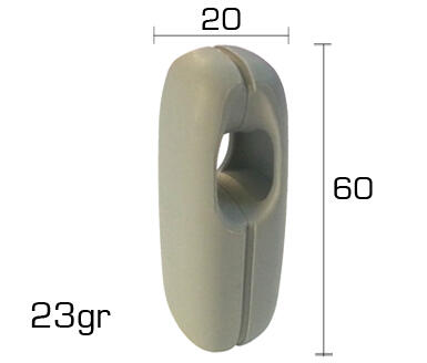 Contrapeso gris pvc compatible con todo tipo de estores - 2
