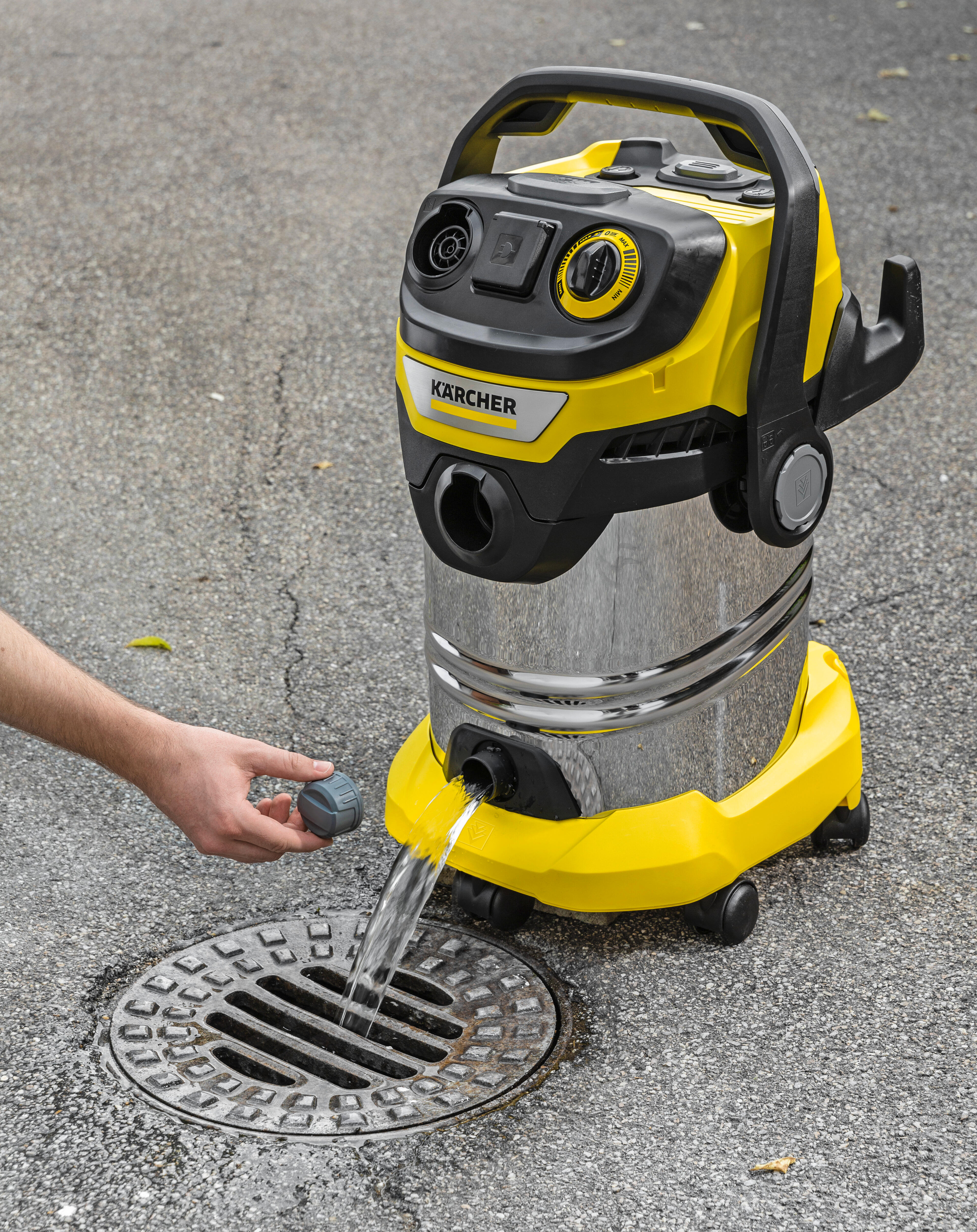 Aspirador de sólidos/líquidos 1300 W 30L Karcher WD 6 P S - 11