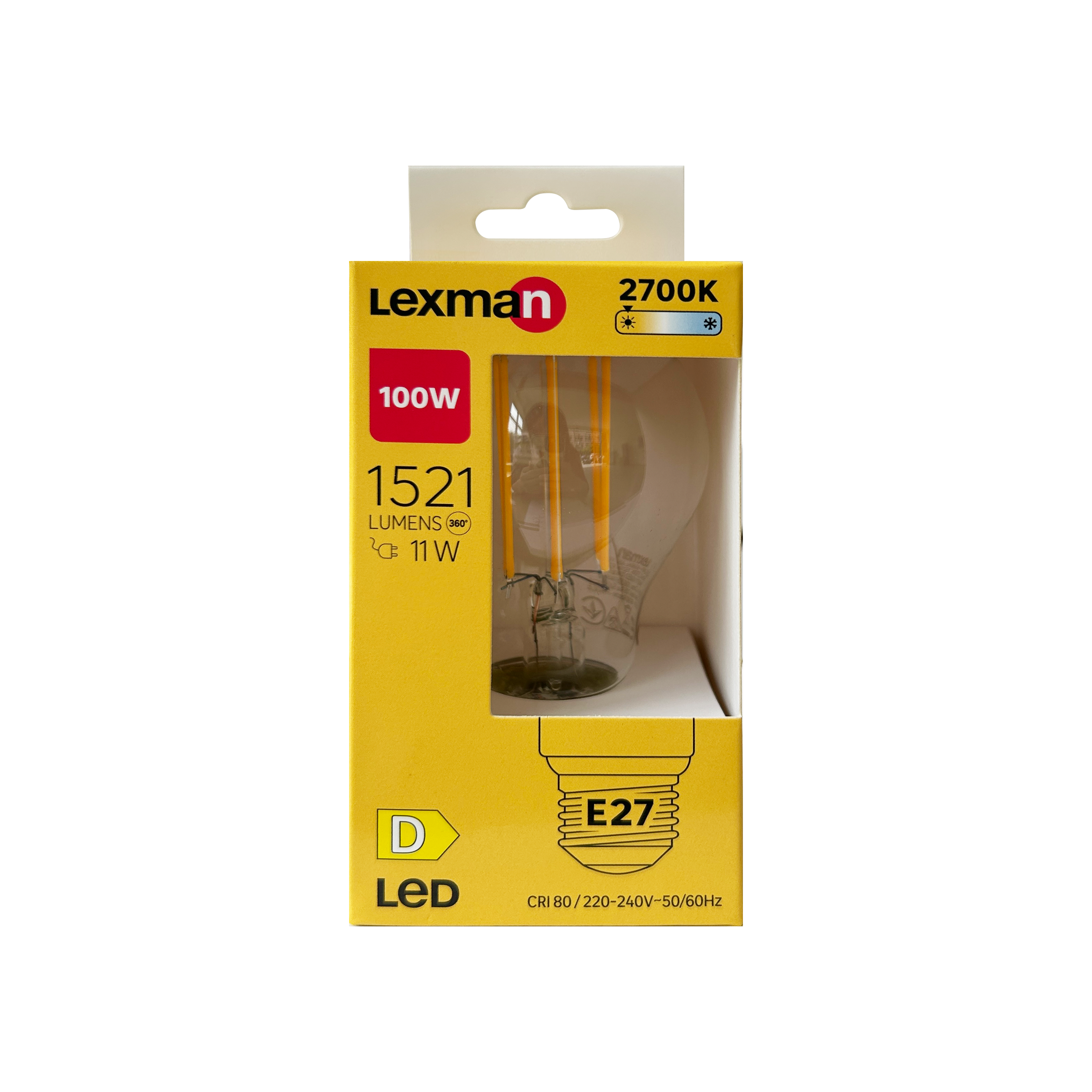 Lâmpada LED filamento A60 E27 11W 1521 lm 2700 k - 8
