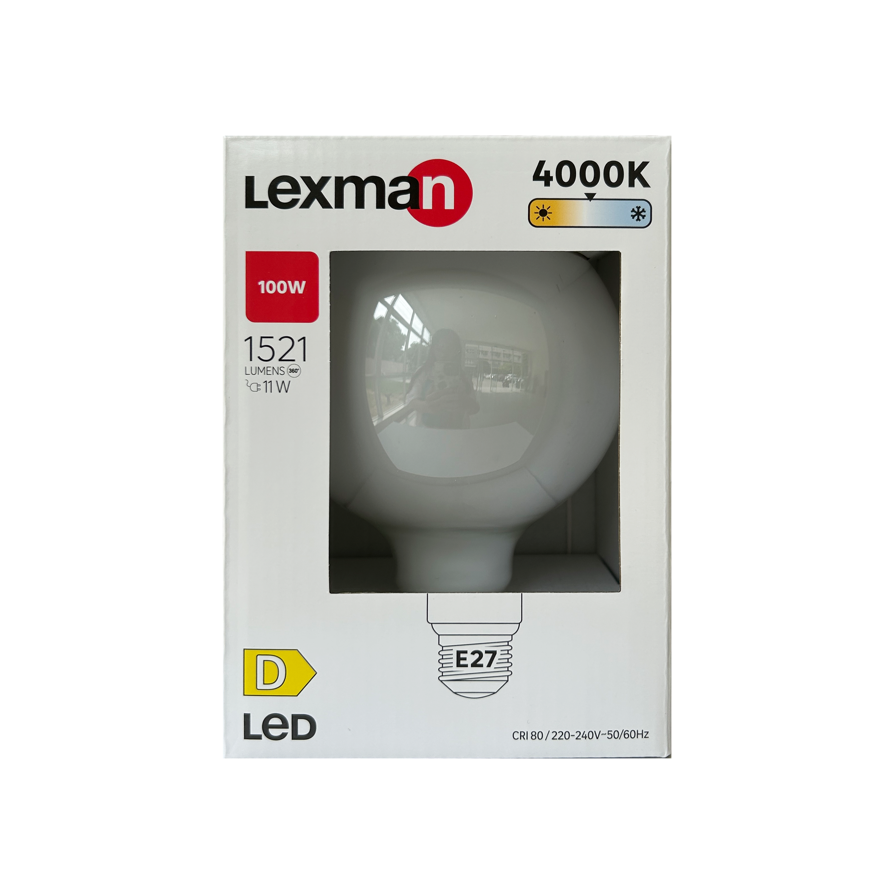 Lâmpada LED filamento G125 E27 1521 lm 4000 k Milky - 9