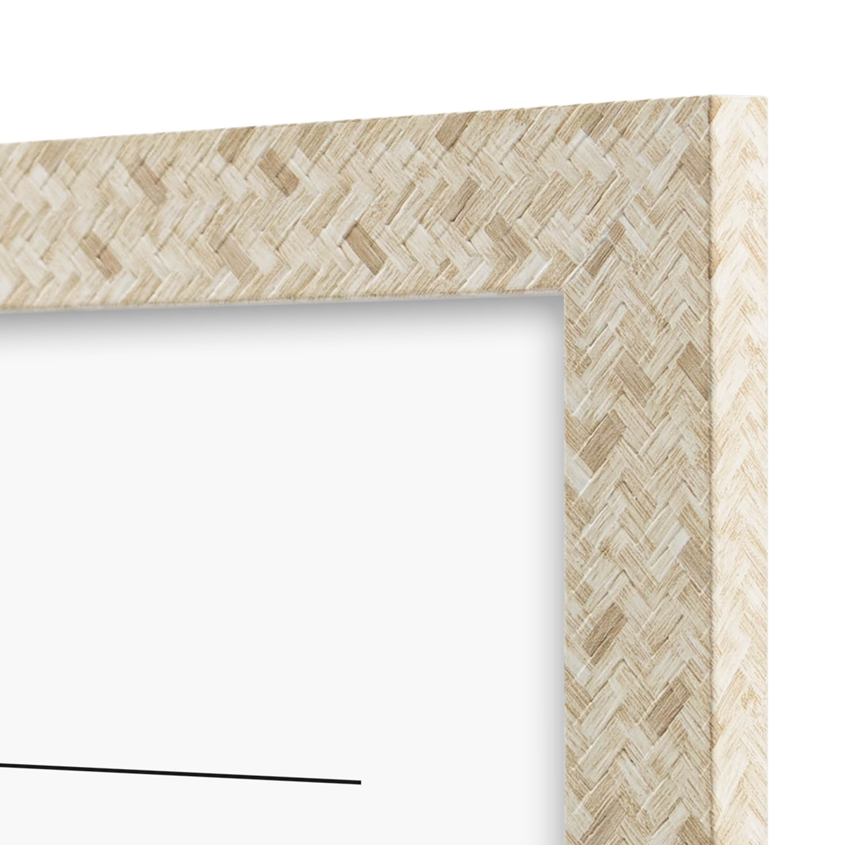 Cadre Palmeta, H.40 x l.30 cm beige, INSPIRE - 6