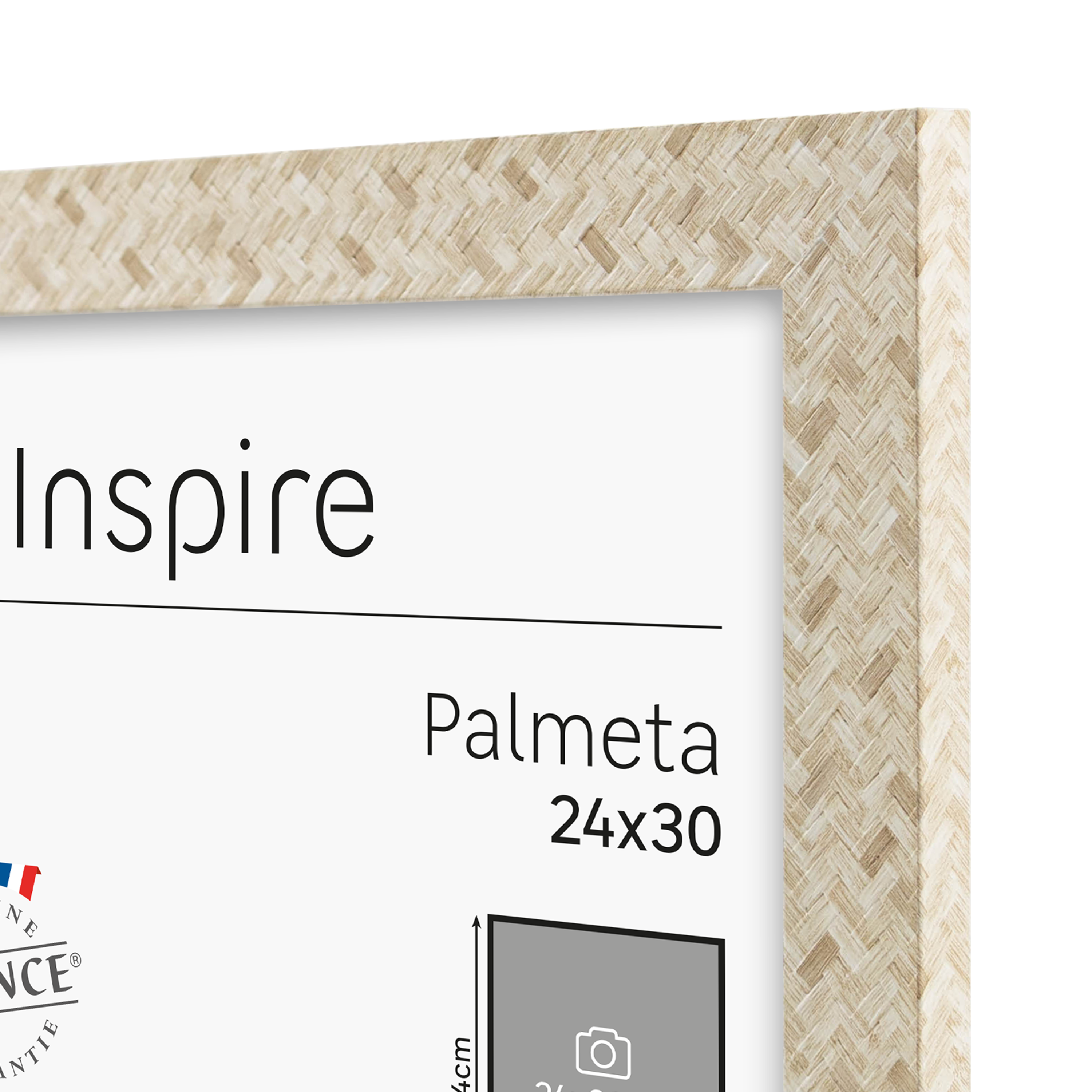 Moldura Palmeta 24X30 cm natural Inspire - 5