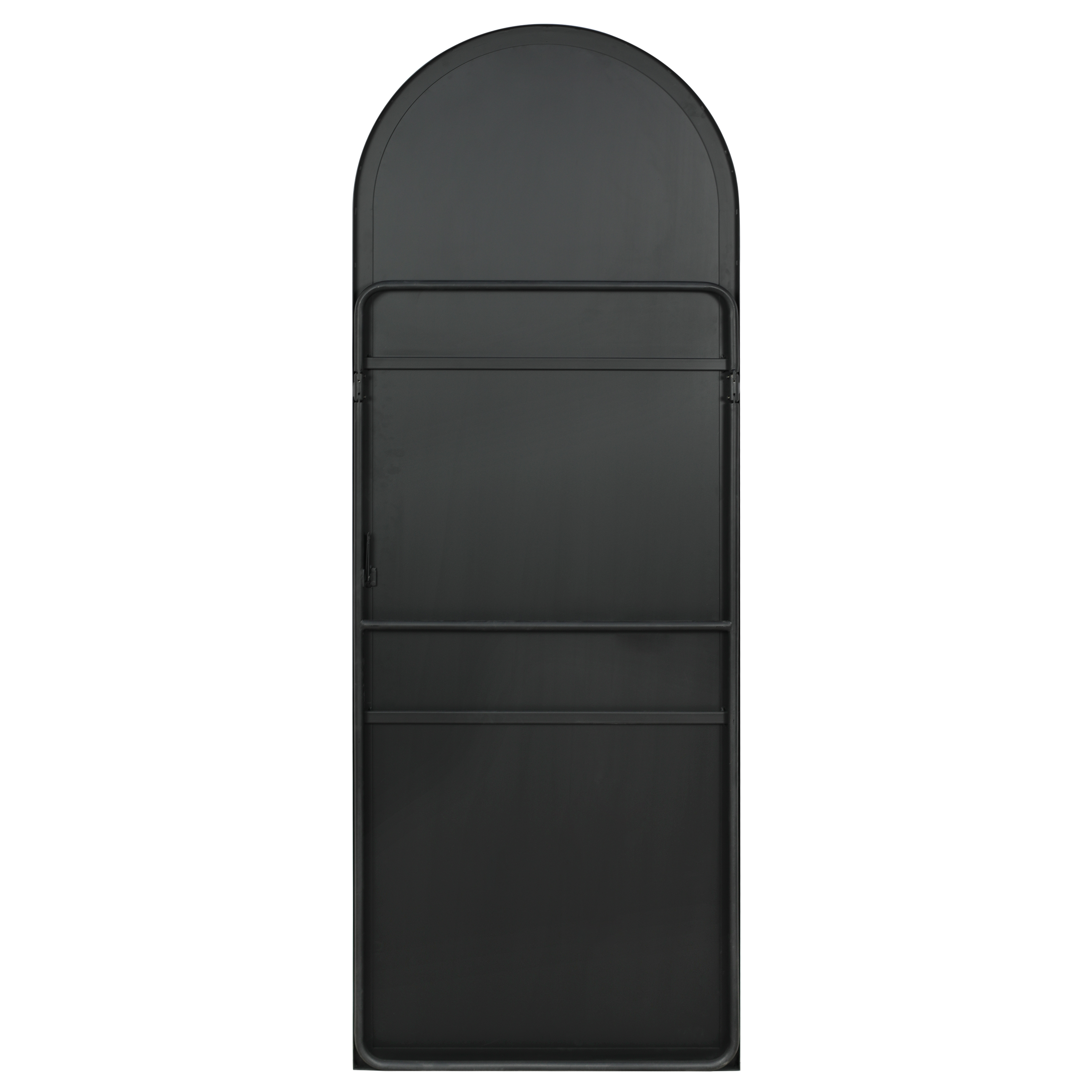 Specchio DESIGN ARCHE ovale in metallo nero 62 x 172 cm INSPIRE - 7