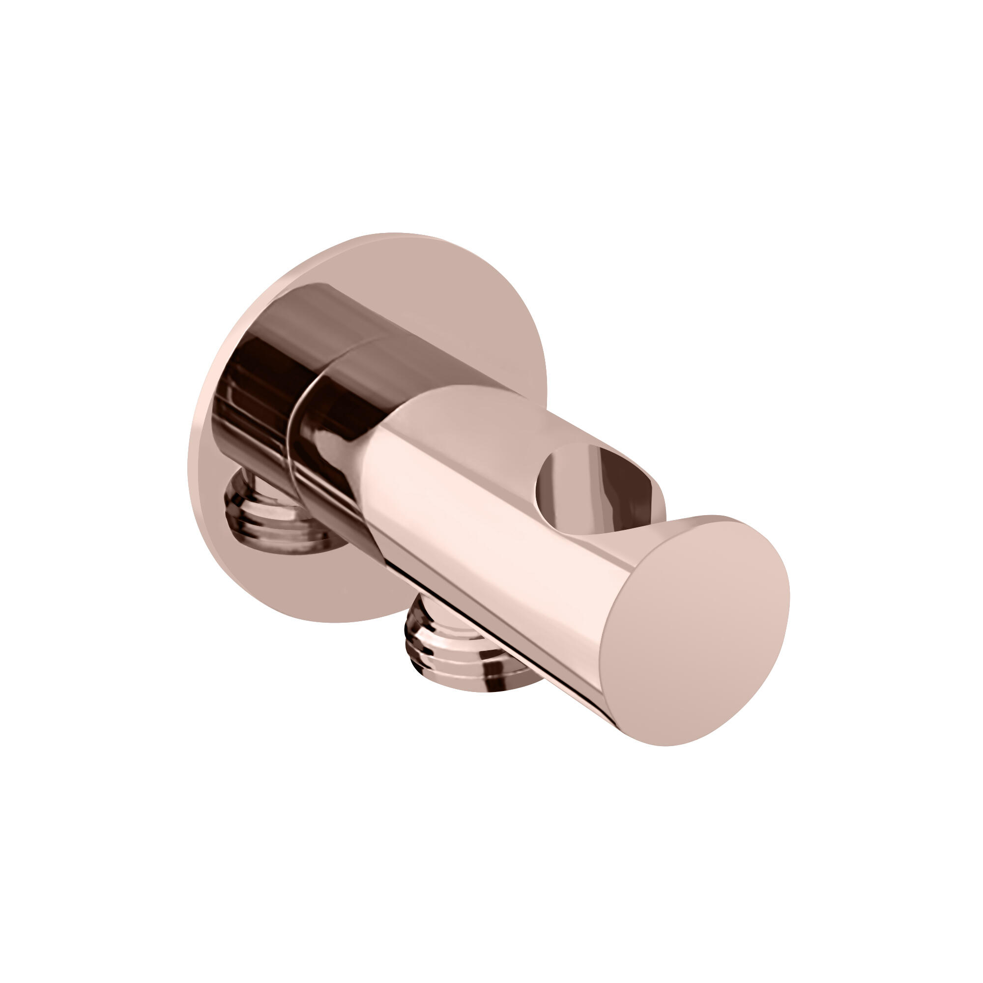 Toma de agua cilíndrica con soporte maier oro rosa