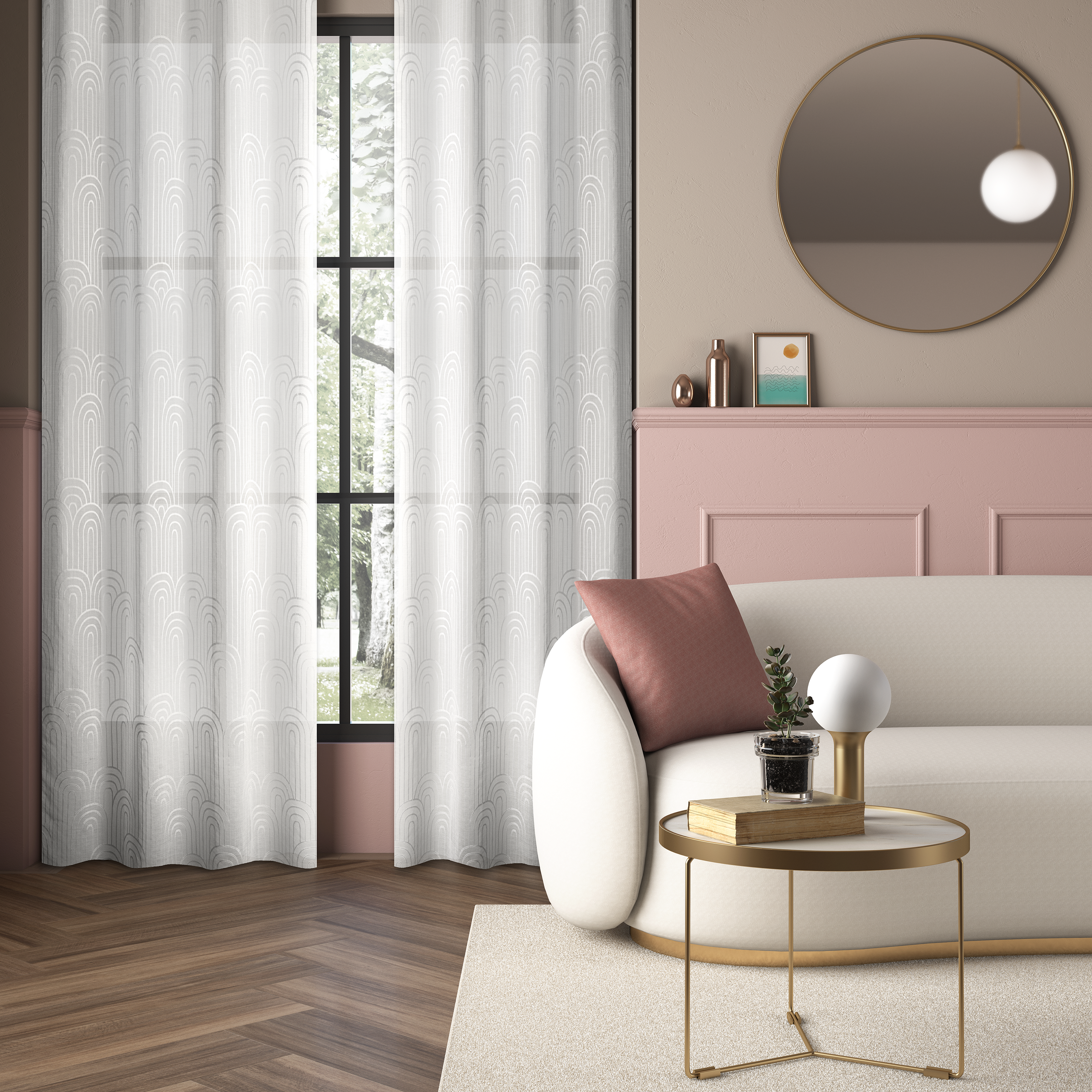 Tenda INSPIRE Matahina bianco, senza finitura superiore 200x280 cm - 4