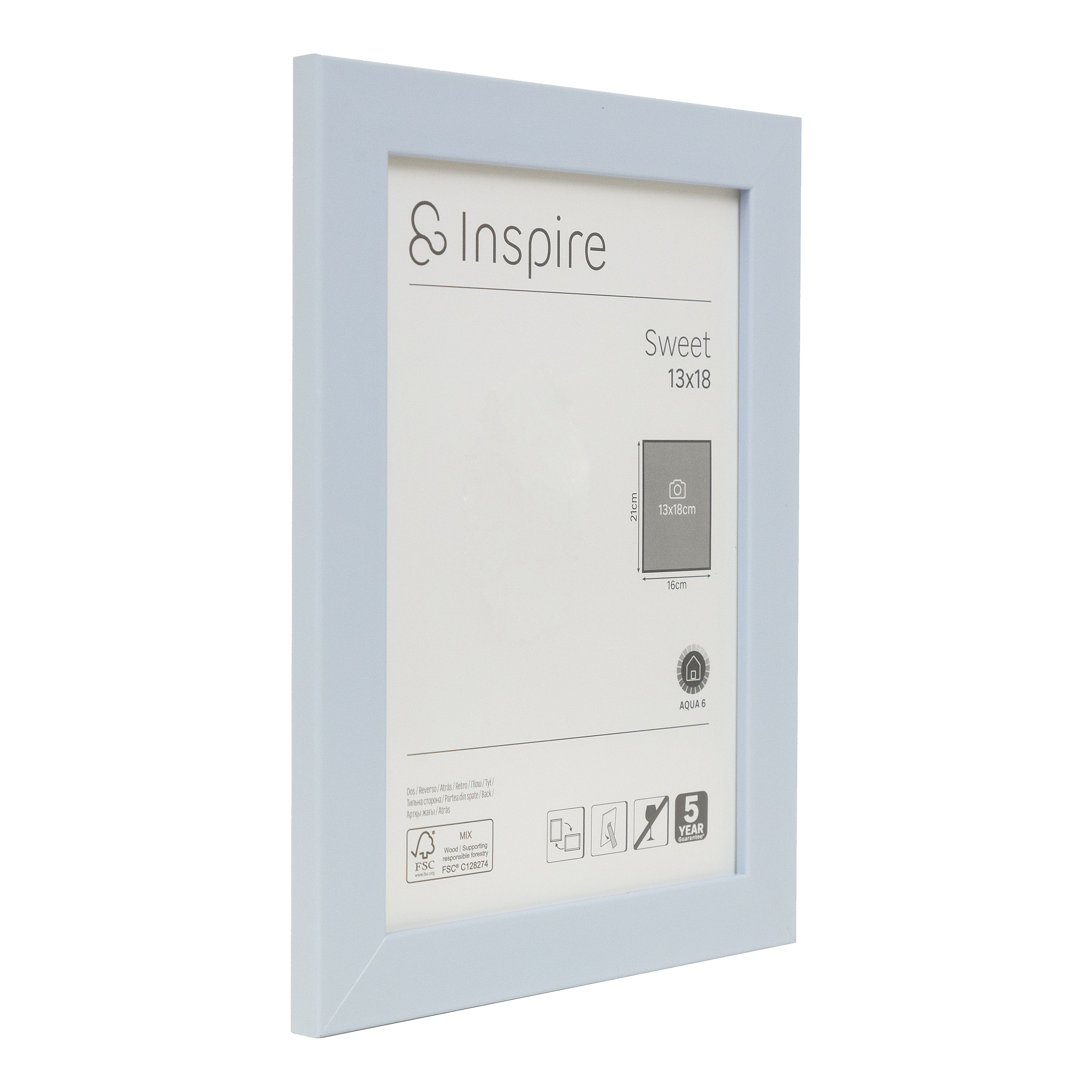Moldura sweet 13X18 cm aqua 6 Inspire - 2