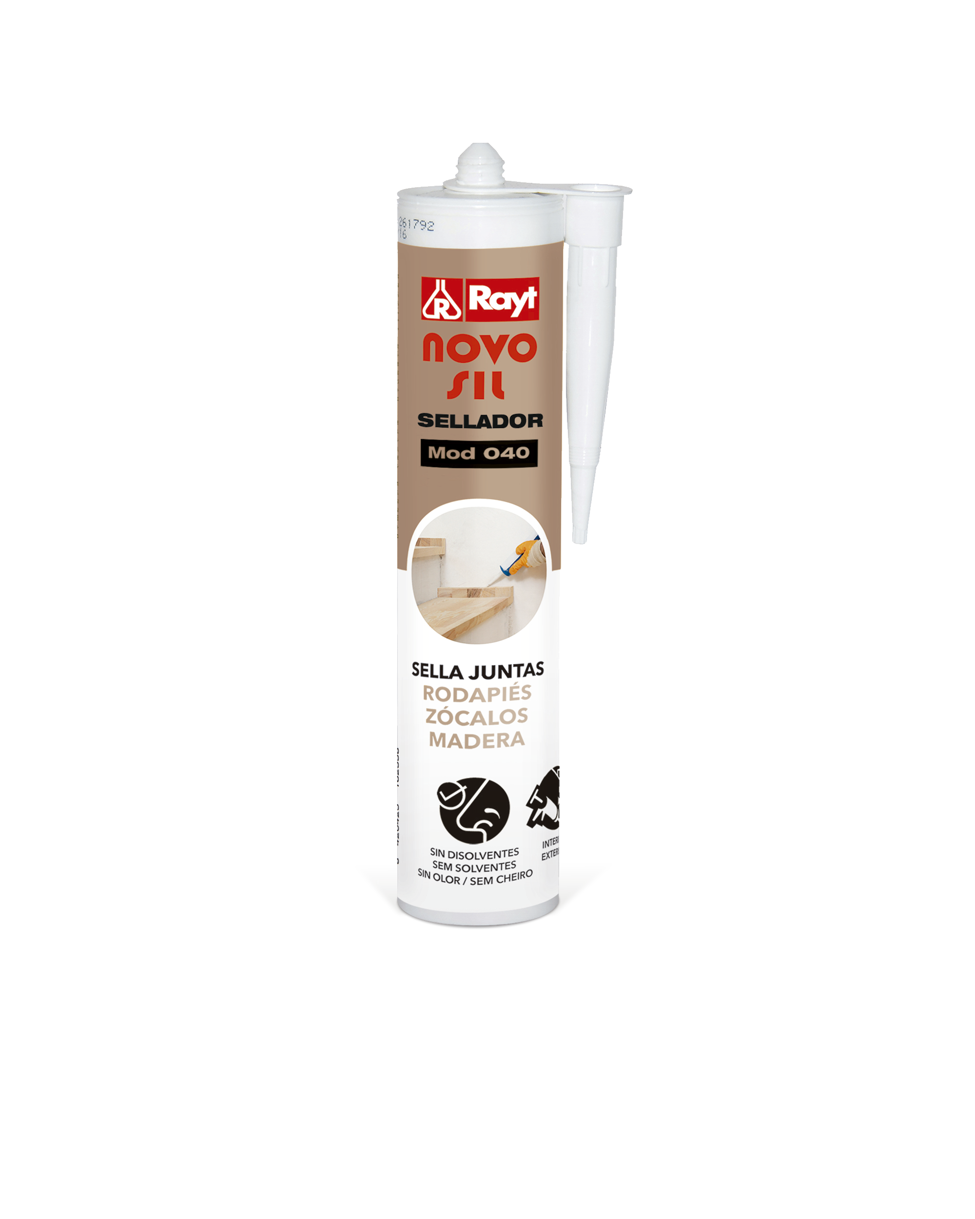 Sellador Novosil Rodapiés NAT375 300ml - 3