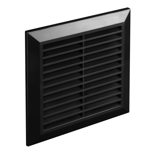 Kratka wentylacyjna 14 x 14 cm czarna EQUATION