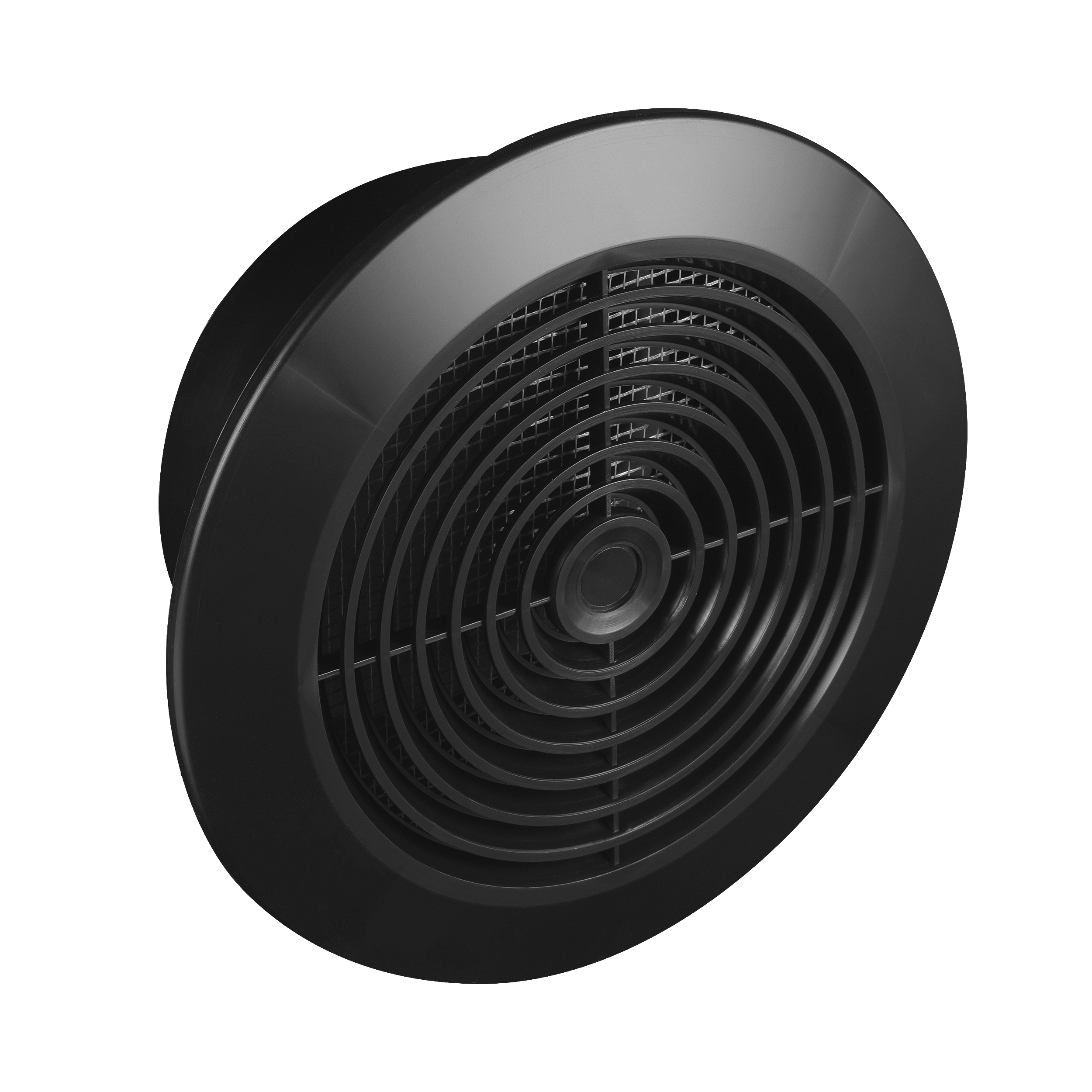 Kratka wentylacyjna sufitowa 125 mm czarna EQUATION