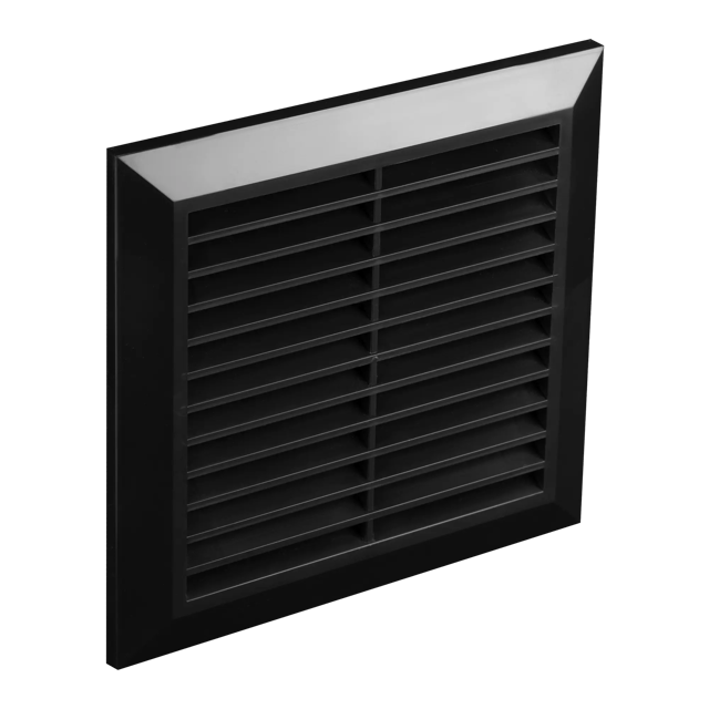 Kratka wentylacyjna 14 x 14 cm czarna EQUATION