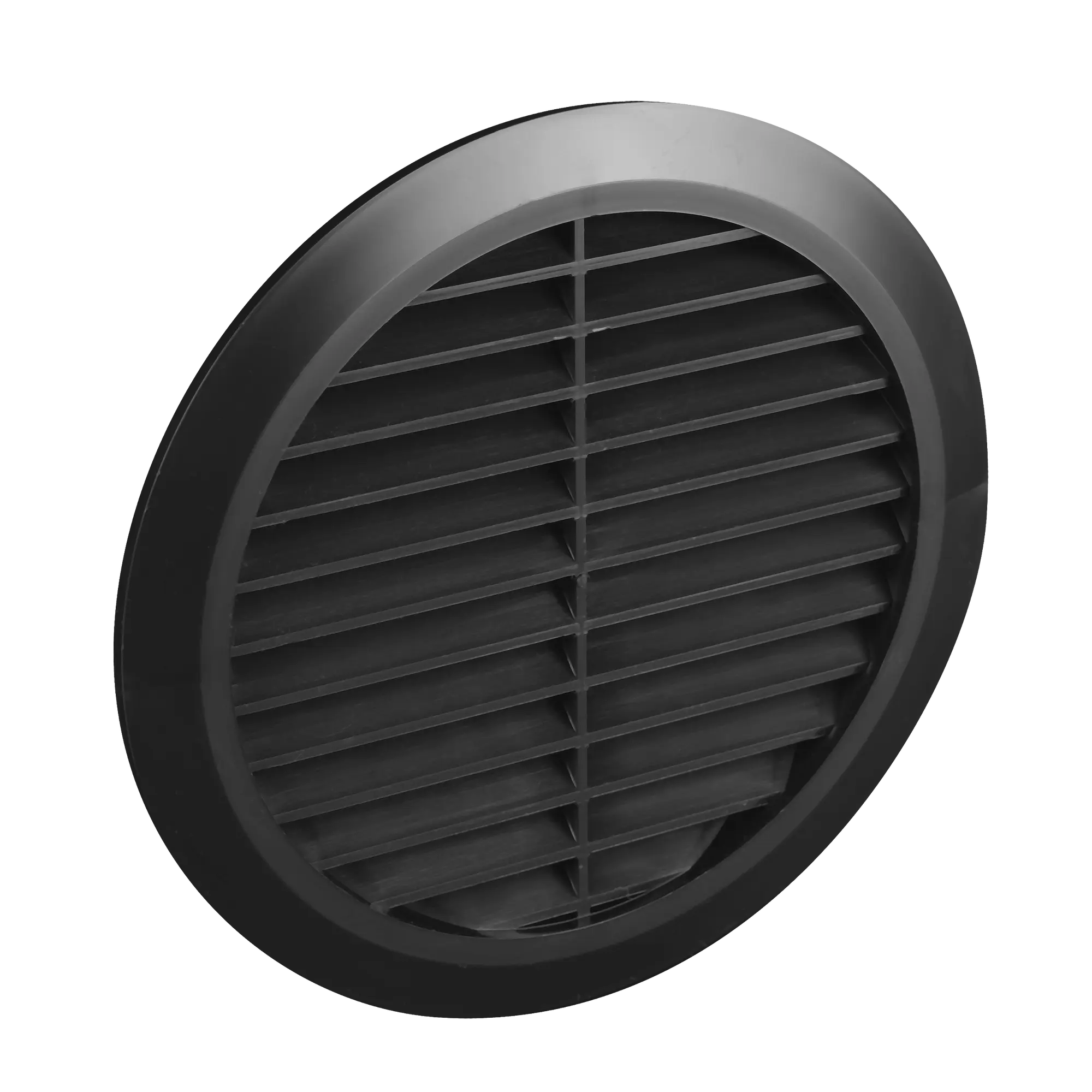 Kratka wentylacyjna OKRĄGŁA 125 mm czarna EQUATION
