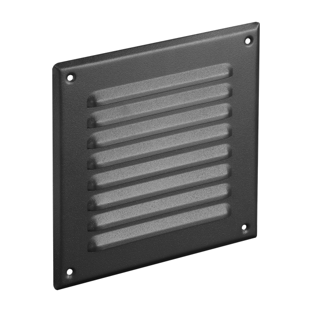 Kratka wentylacyjna stalowa 14 x 14 cm grafit EQUATION