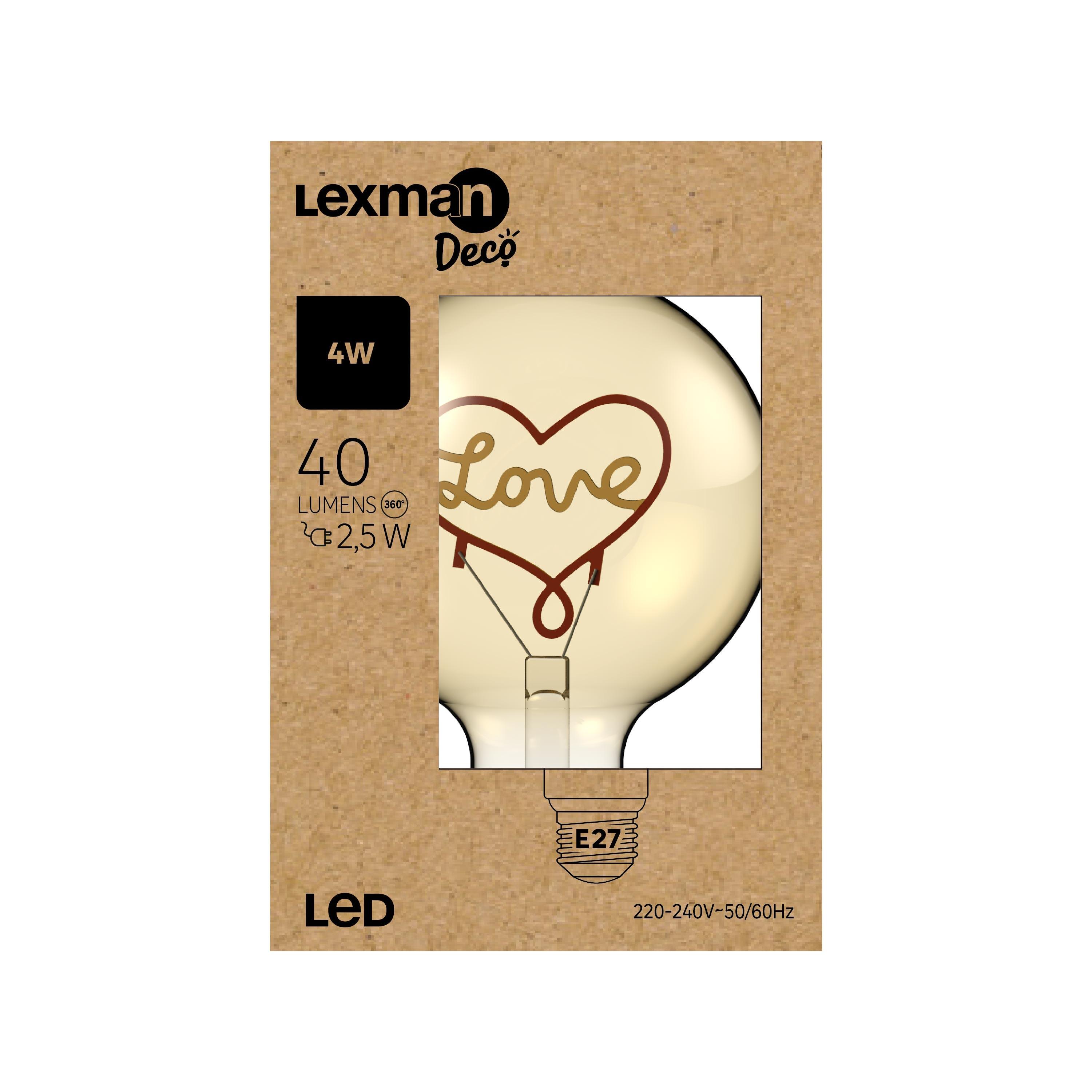 Lâmpada led filamentos Love E27 136LM 1800K Lexman - 9