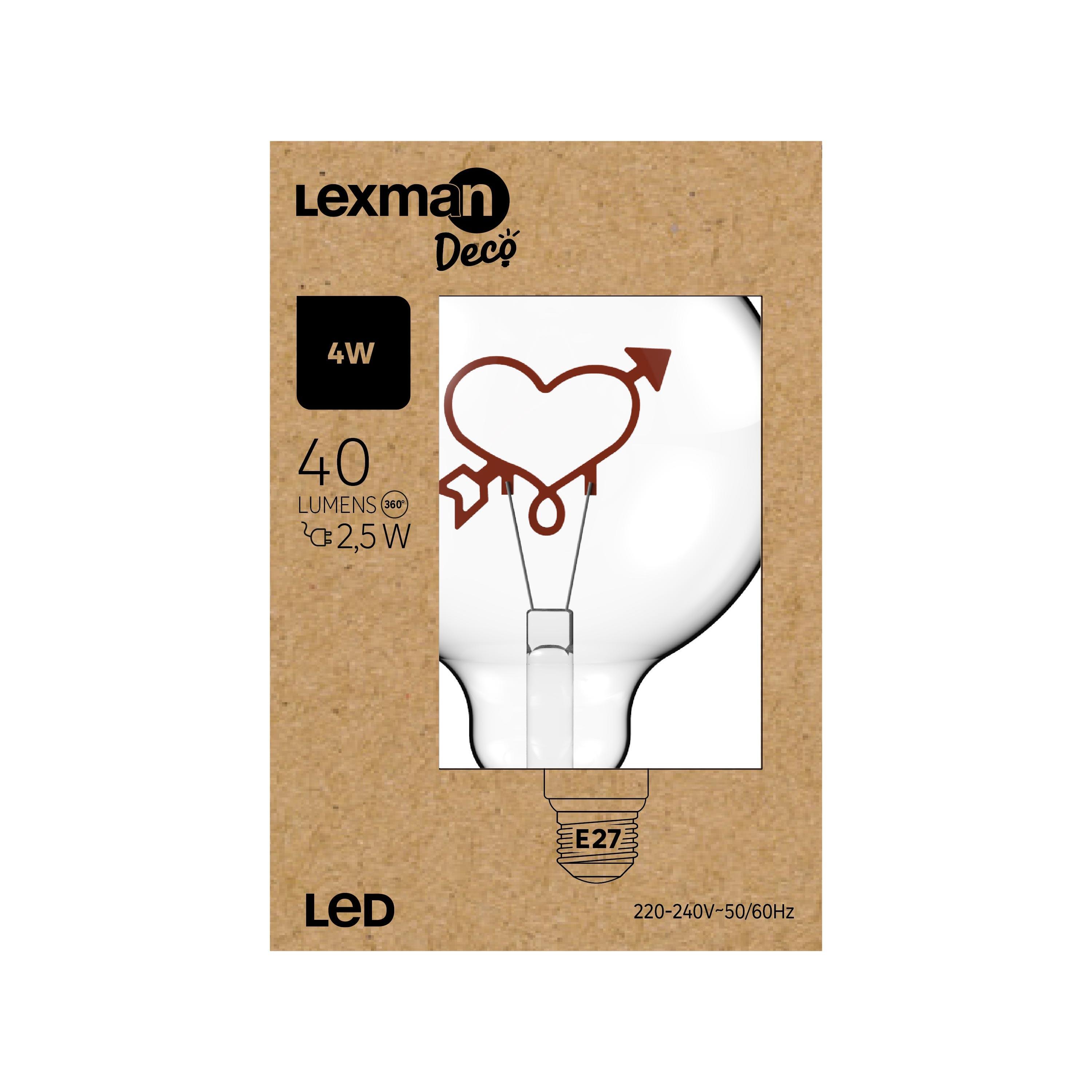 Lâmpada led filamentos Cupid E27 136LM 1800K Lexman - 8