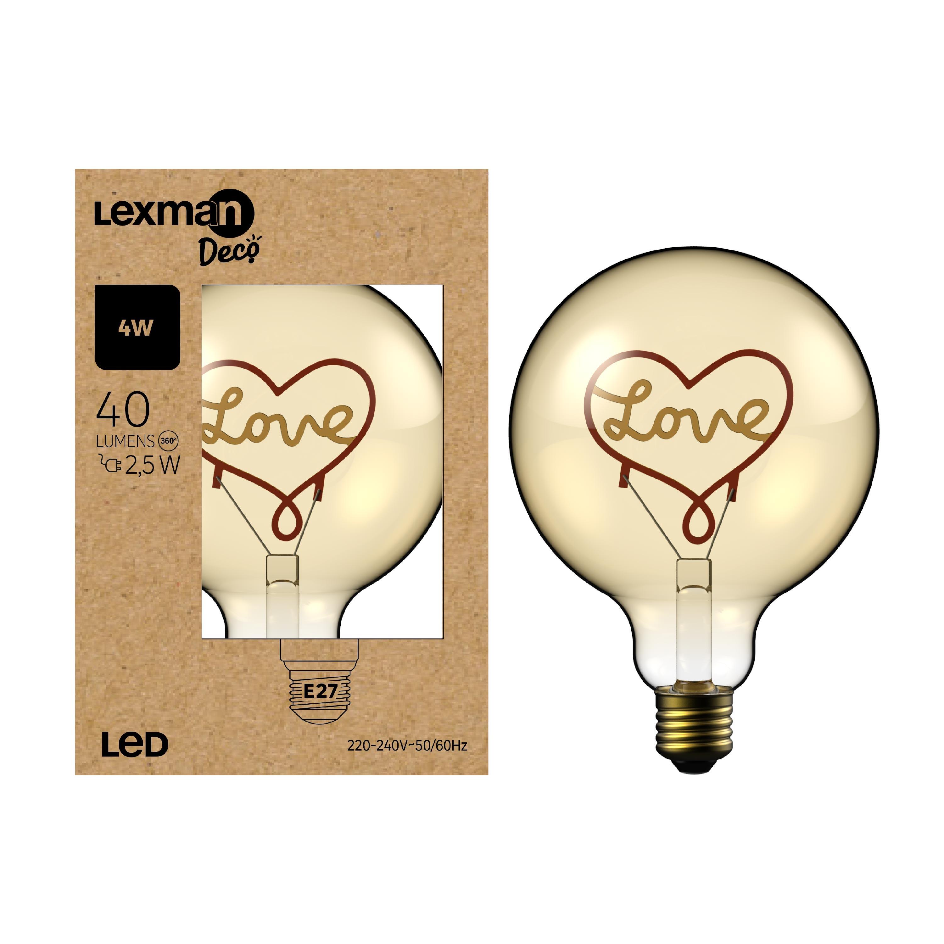 Lâmpada led filamentos Love E27 136LM 1800K Lexman - 11