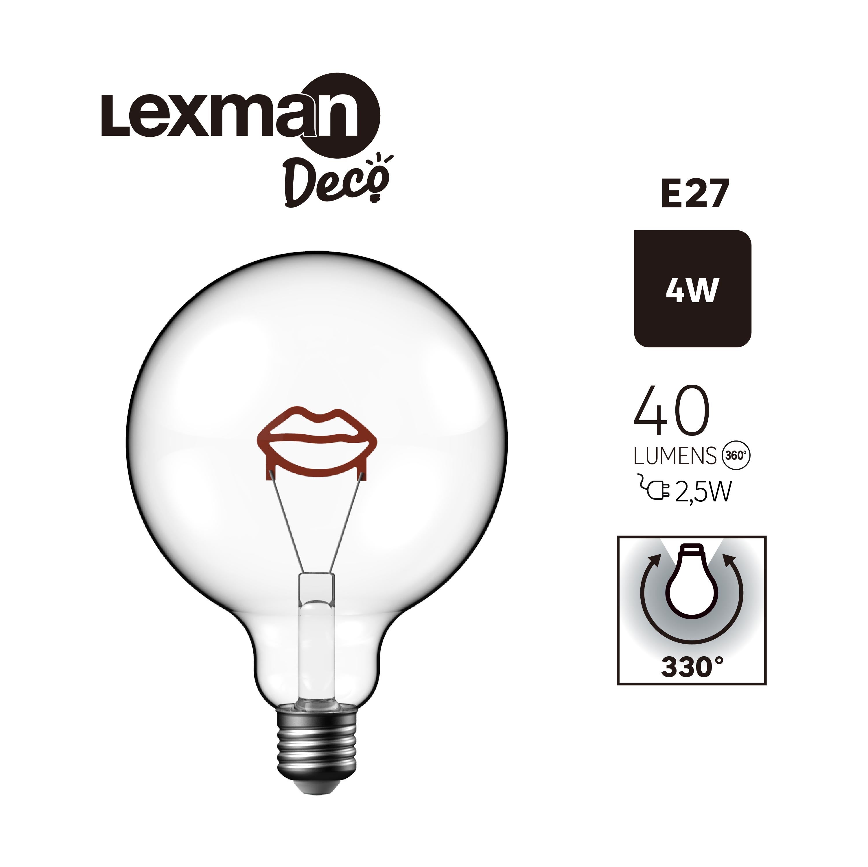 Lâmpada led filamentos Kiss E27 40LM Lexman
 - 5