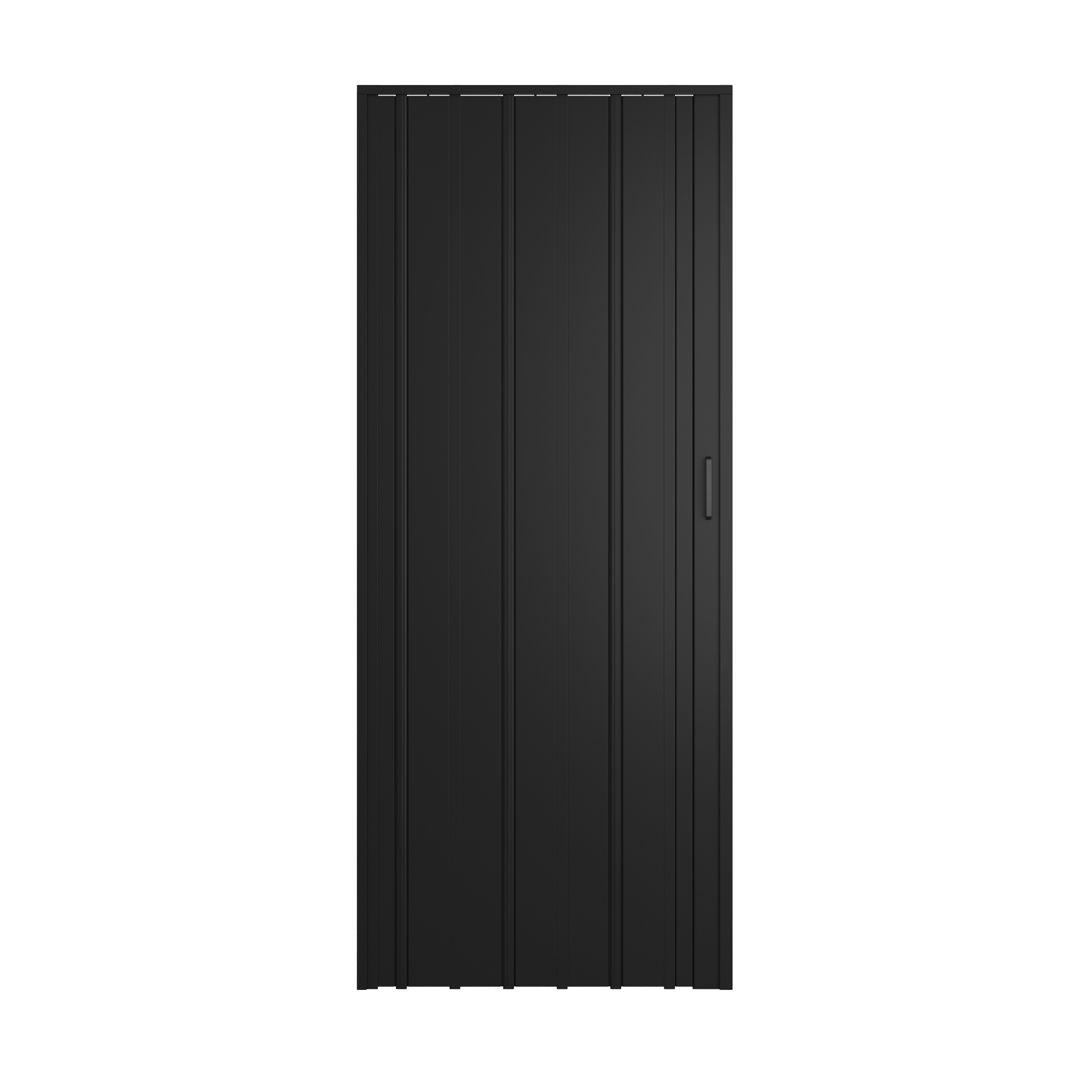 Drzwi harmonijkowe przesuwne 85x205 cm czarne Artens