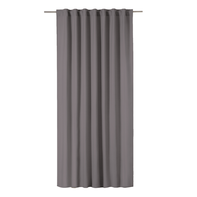 Zasłona Pharell Fossil brązowa 140 x 280 cm na taśmie Inspire