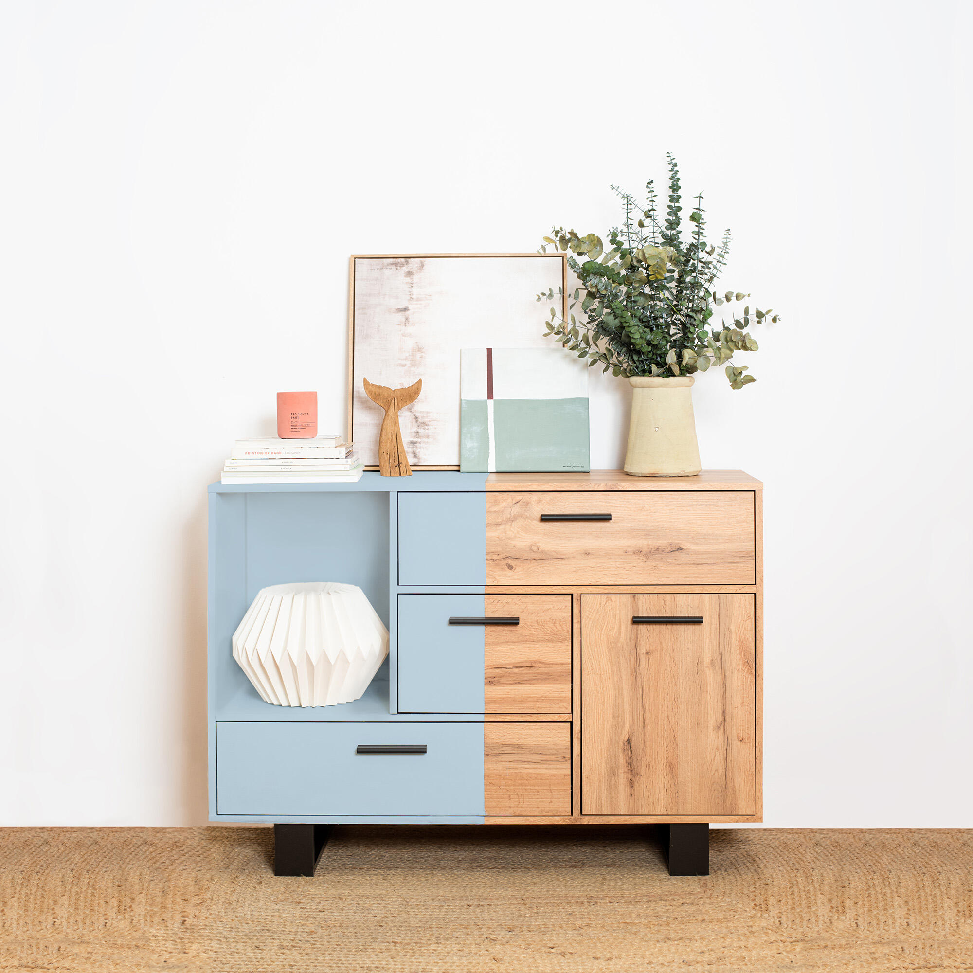 Pintura a la tiza La Pajarita 250ml agua marina - 12