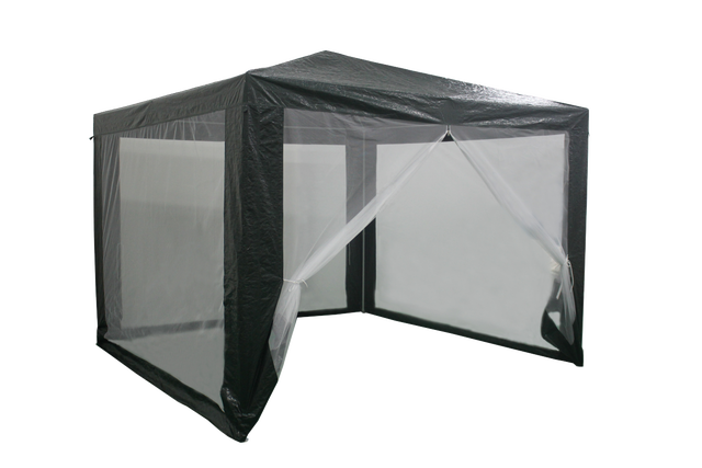 Pawilon ogrodowy 300x300x250 cm z moskitierą