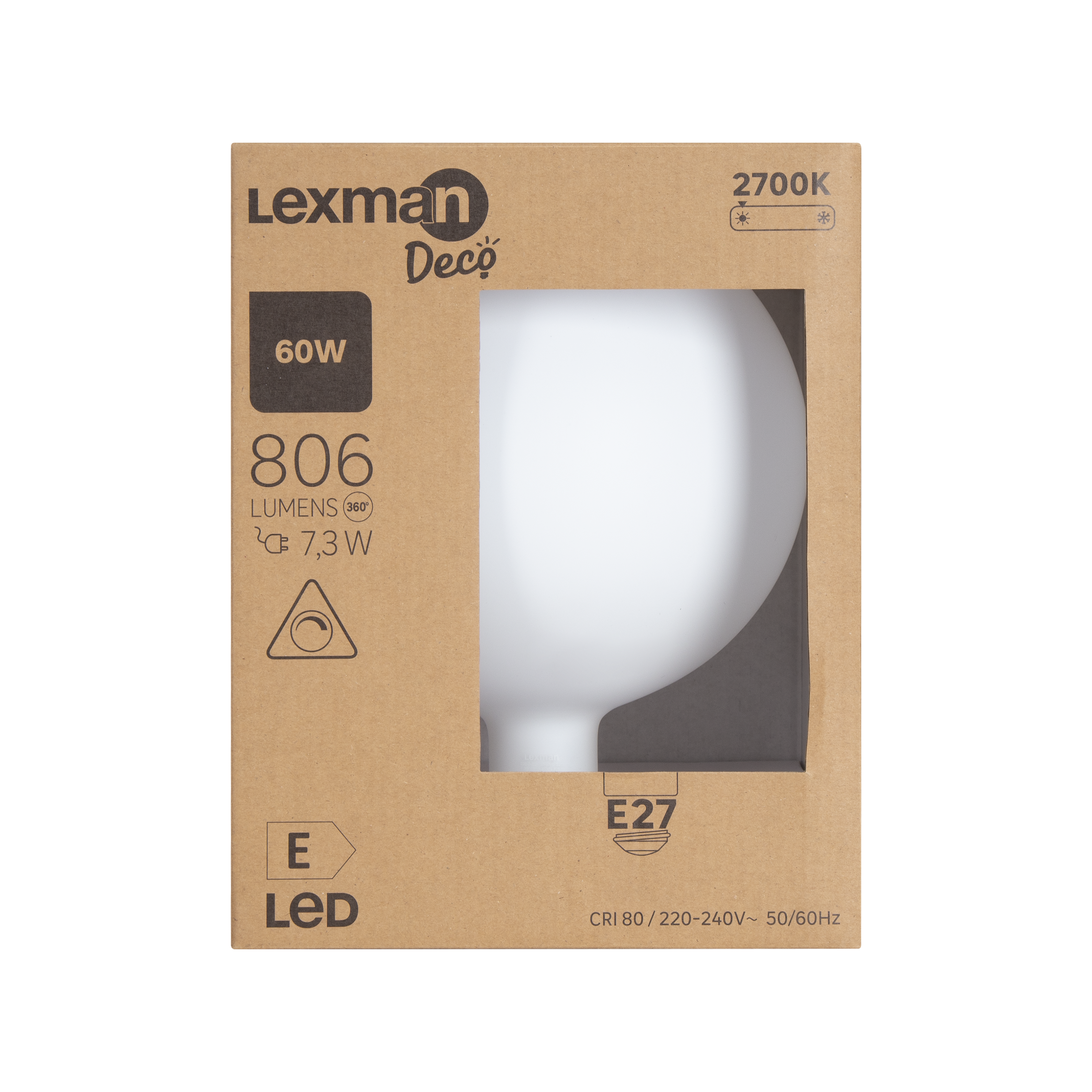 Lâmpada led filamentos G200 806lm 2700k branco Lexman - 8