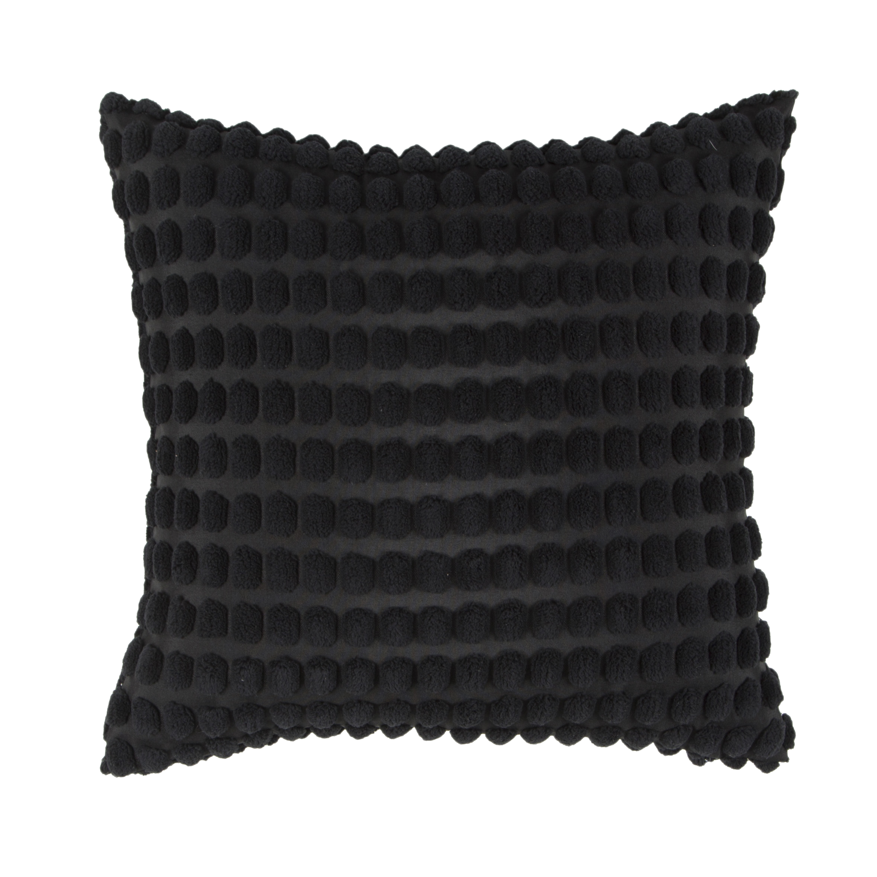 Cojín decorativo inspire golfy poliéster negro 40x40cm