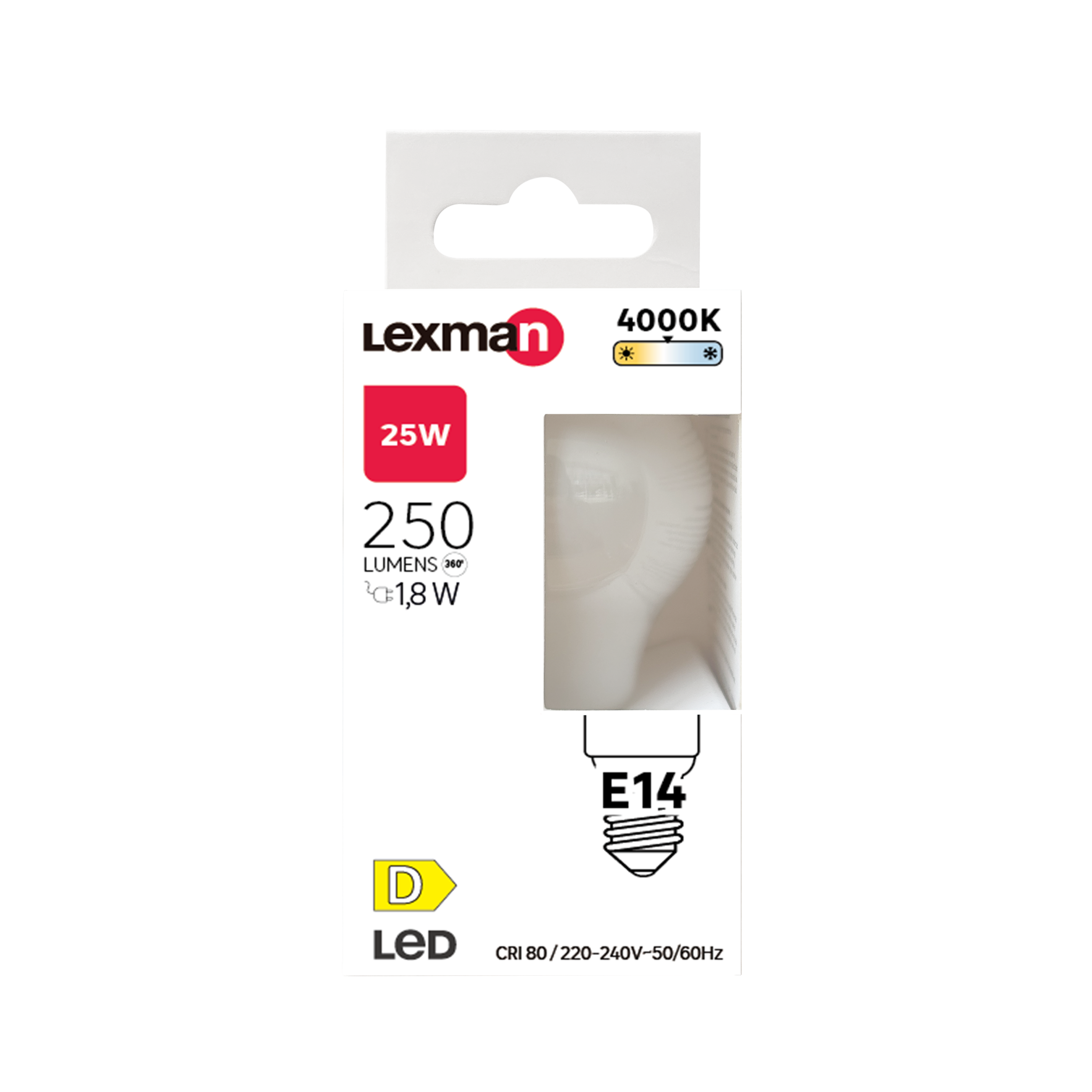 Lâmpada LED filamento IP45 E14 250 lm 4000 k Lexman - 8