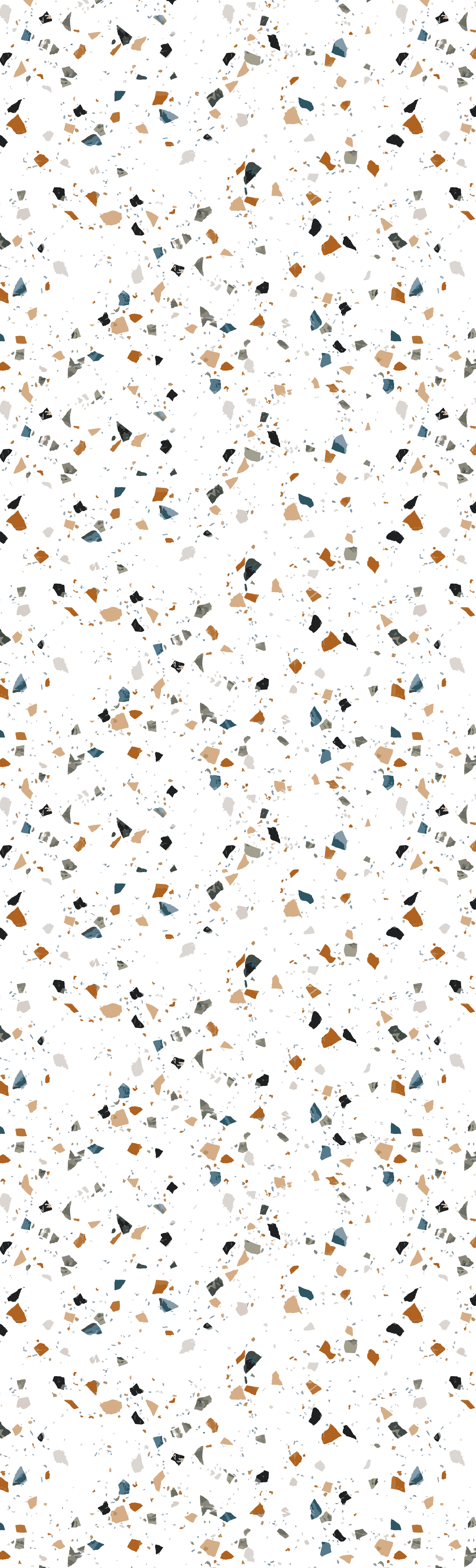 Alfombra pasillera exterior/interior pvc terrazo mayu multicolor 60x200cm