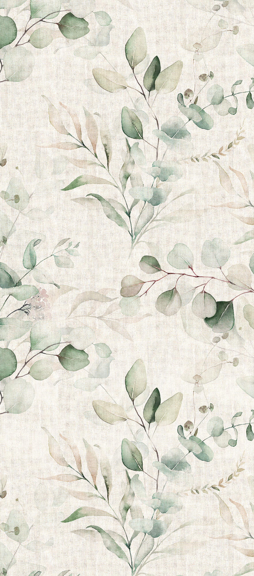 Alfombra pie de cama exterior/interior pvc tejido plano base antideslizante livy flor beige, verde 48x110cm