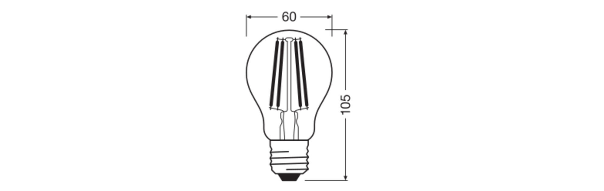 Lâmpada led standard e27 11w/1521lm 15kh luz amarela - 6