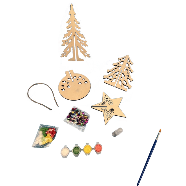 Drzewko świąteczne choinka zestaw do majsterkowania