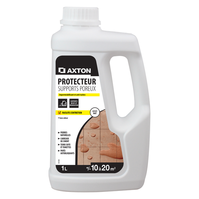 Protecteur anti tache mat, AXTON, 20 m² 1L