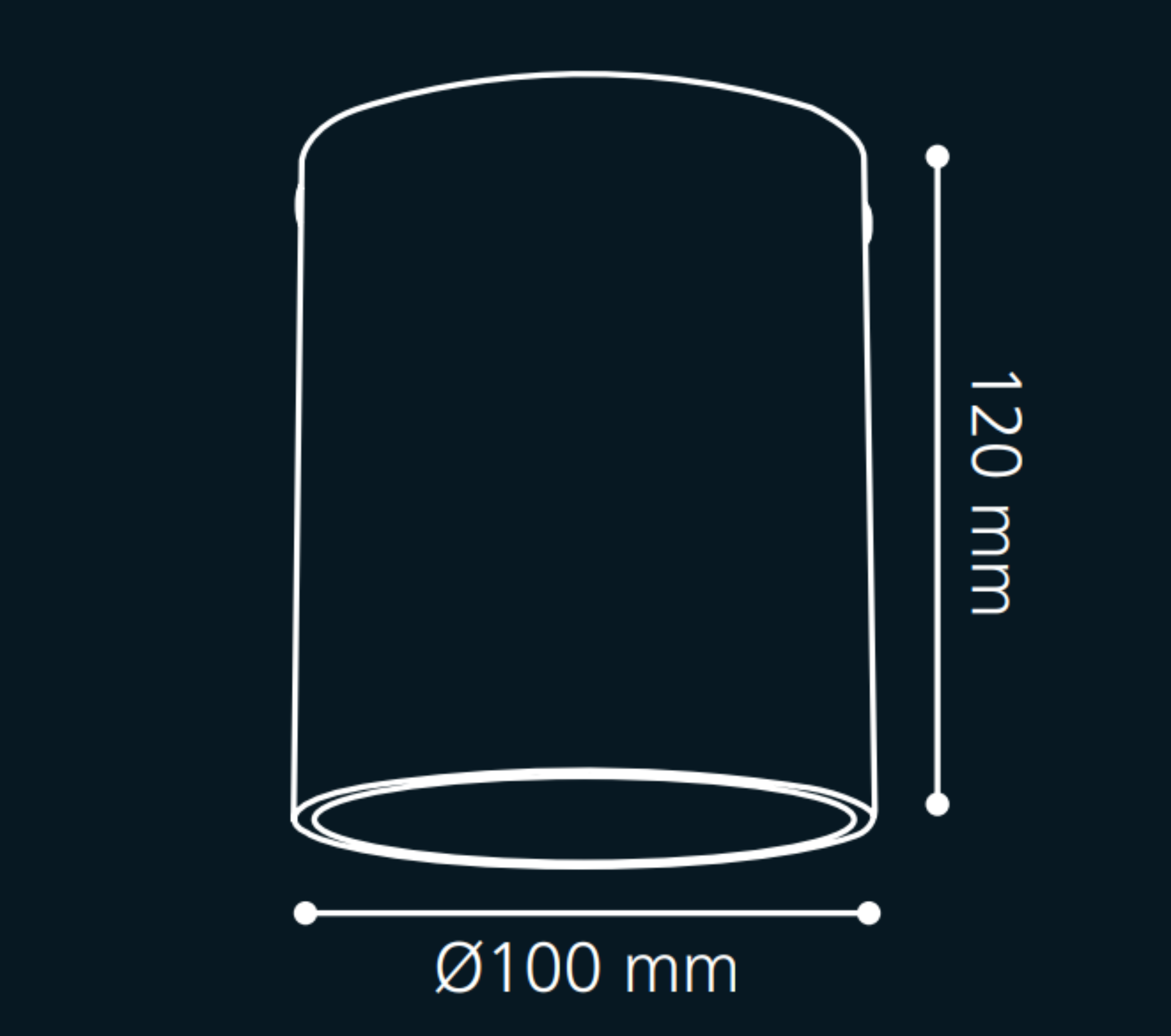 Plafón LED redondo blanco Polasso 340 lm luz cálida 3000K ø10 cm IP20 - 3