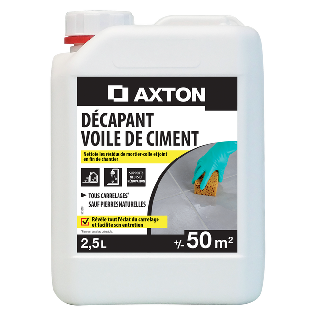 Enlève voile de ciment 2.5 l AXTON