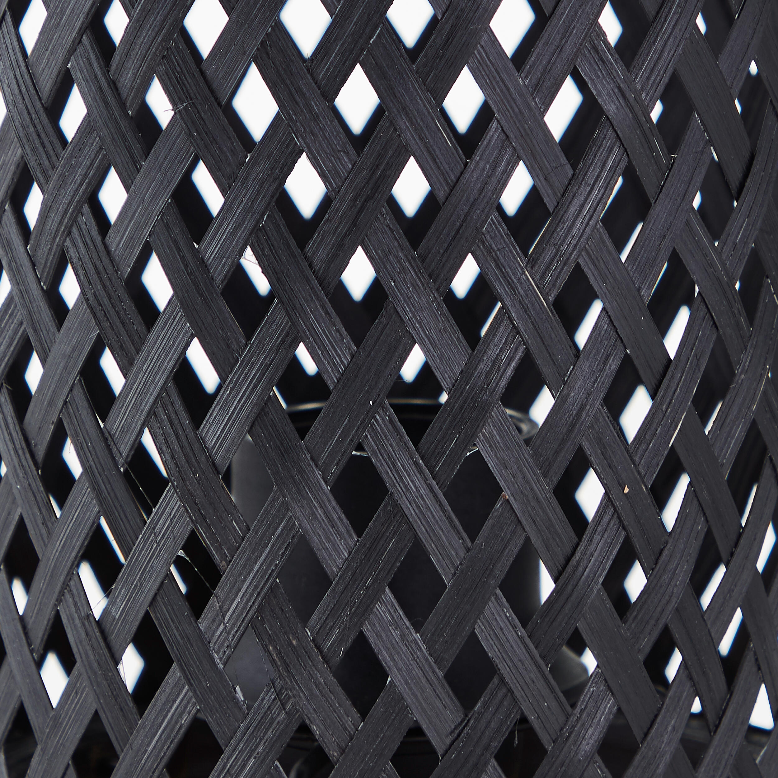 Candeeiro de mesa 23 cm 1 luz bambo preto Inspire Ninon - 8