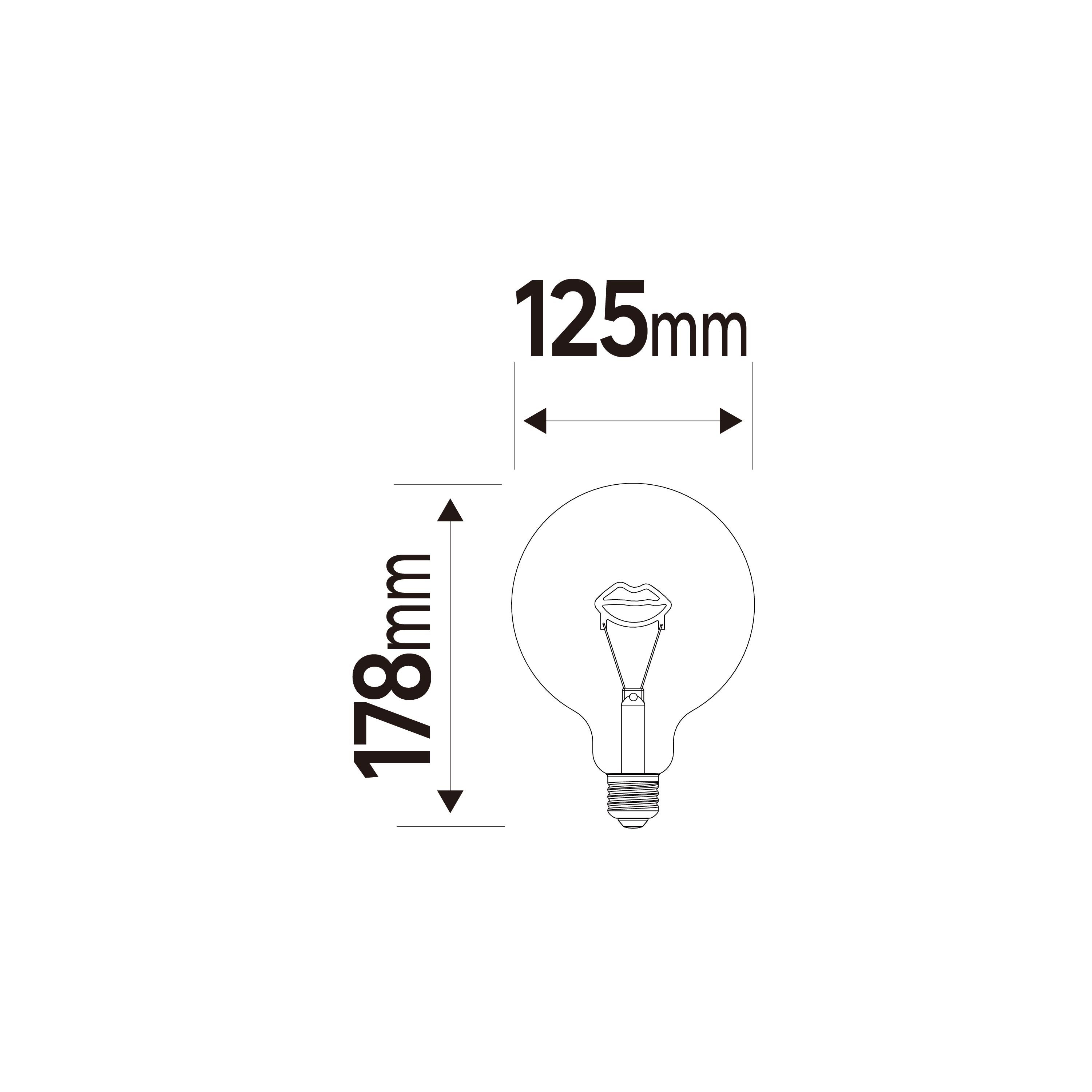 Lâmpada led filamentos Kiss E27 40LM Lexman
 - 6