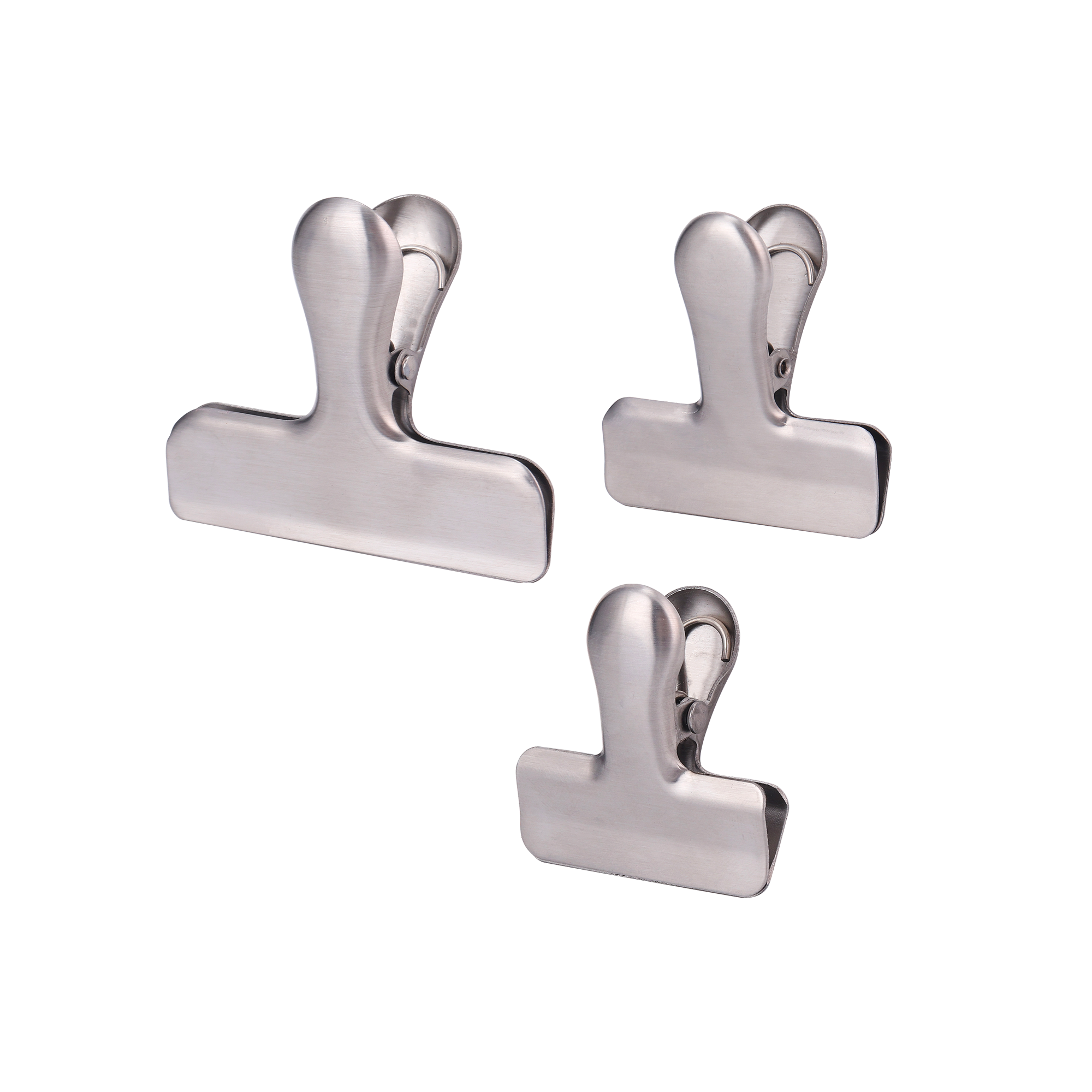 Clips para bolsas de acero inoxidable delinia 7,7x6x3cm