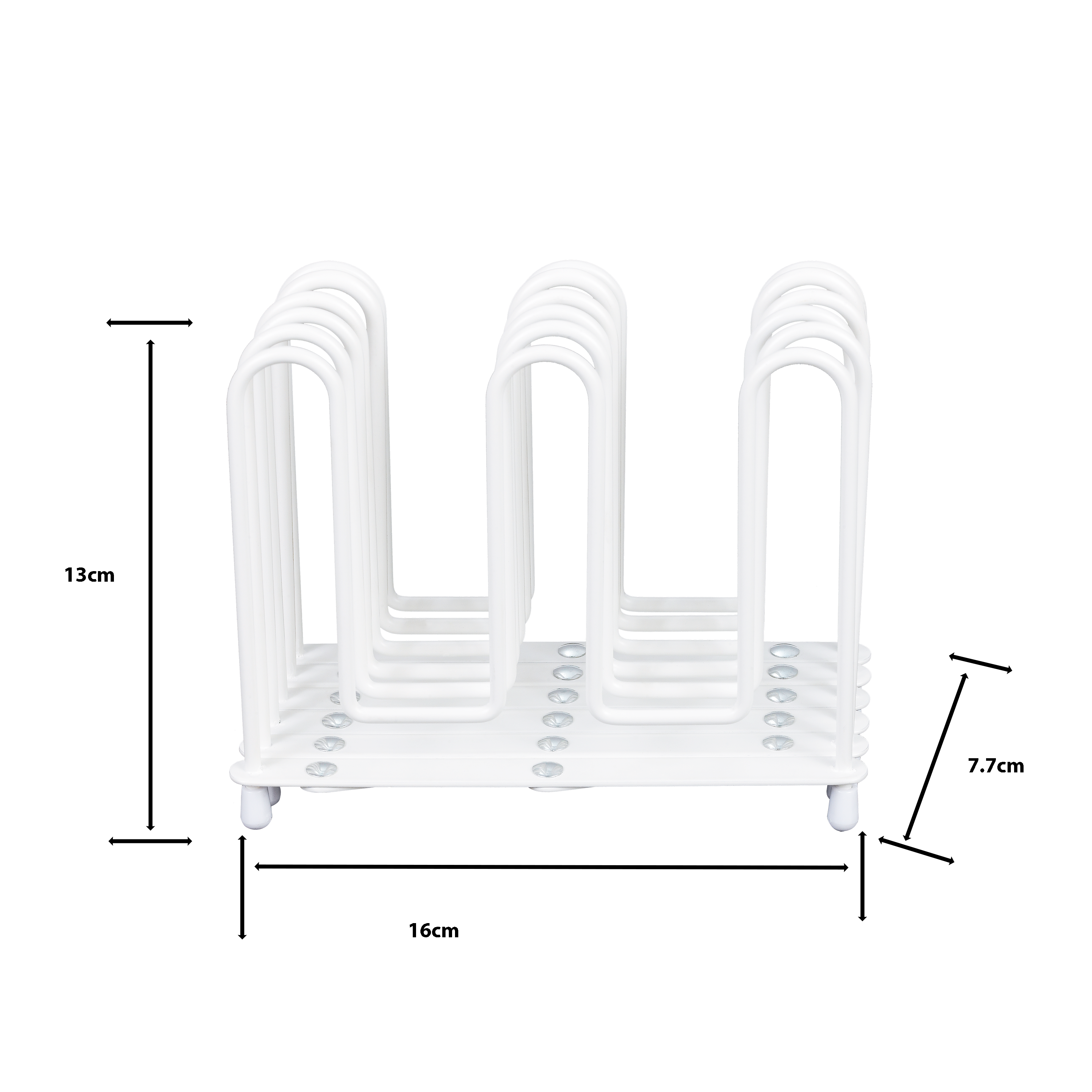 Support couvercles et planches à découper acier l.71 x P.13 x H.13 cm DELINIA - 4