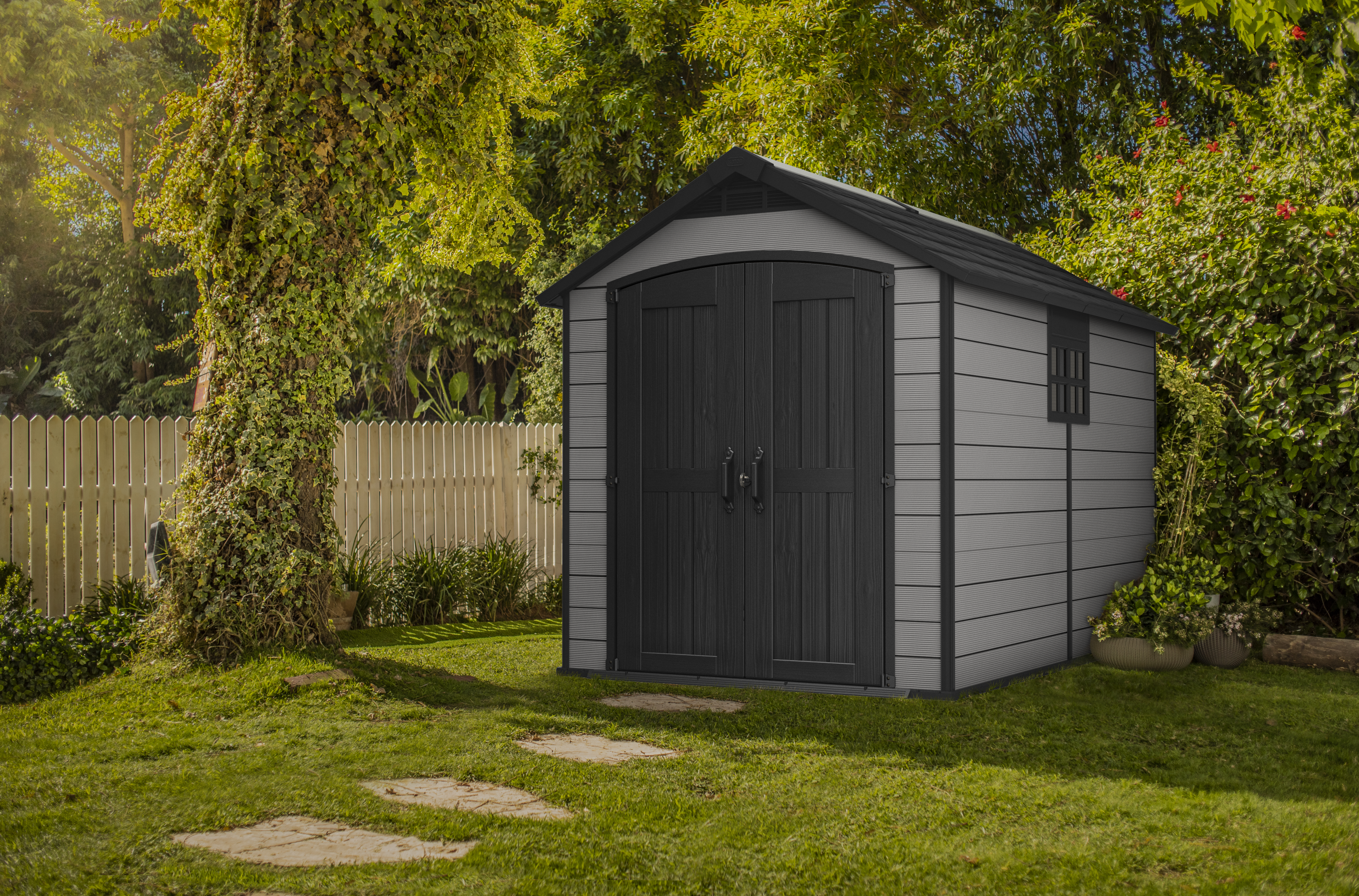 Abri de jardin polypropylène KETER Ep.20 mm, 8 m² | Leroy Merlin