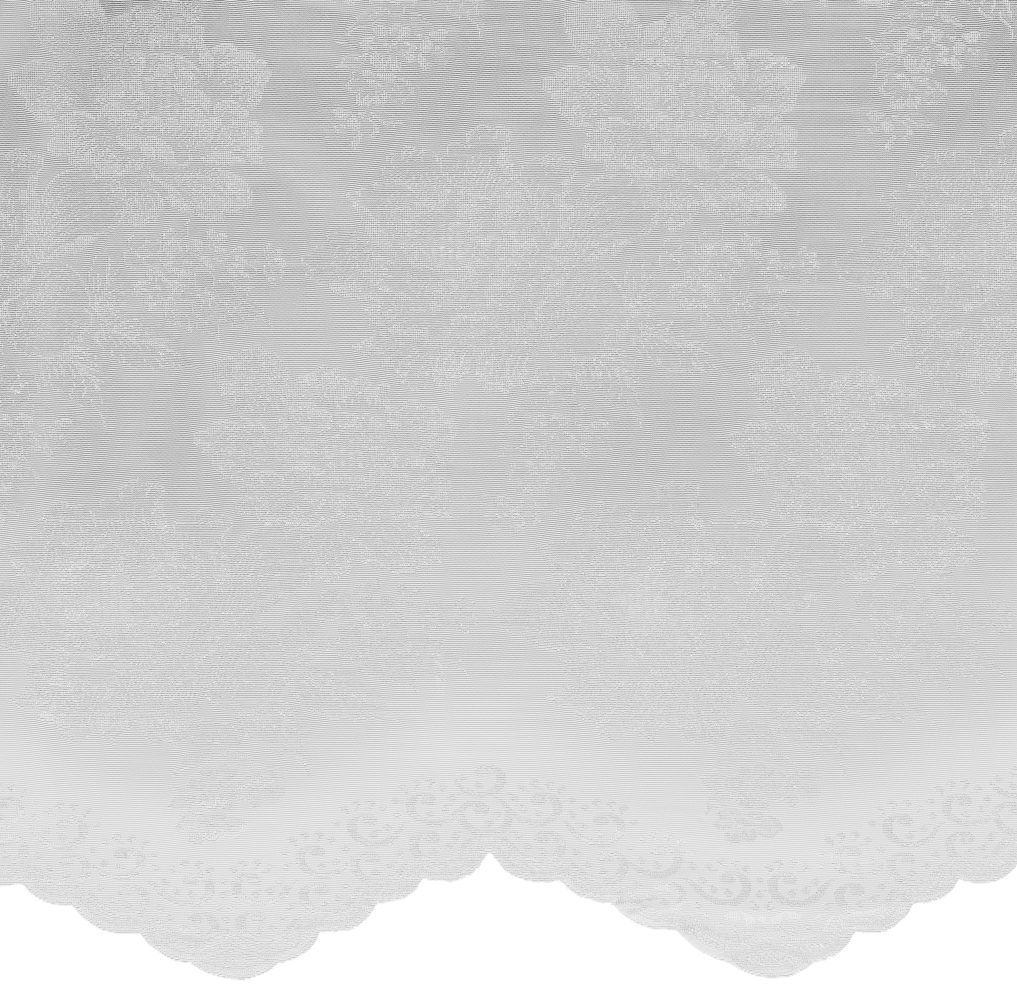 Firana na mb żakardowa Kwiat wys. 270 cm biała