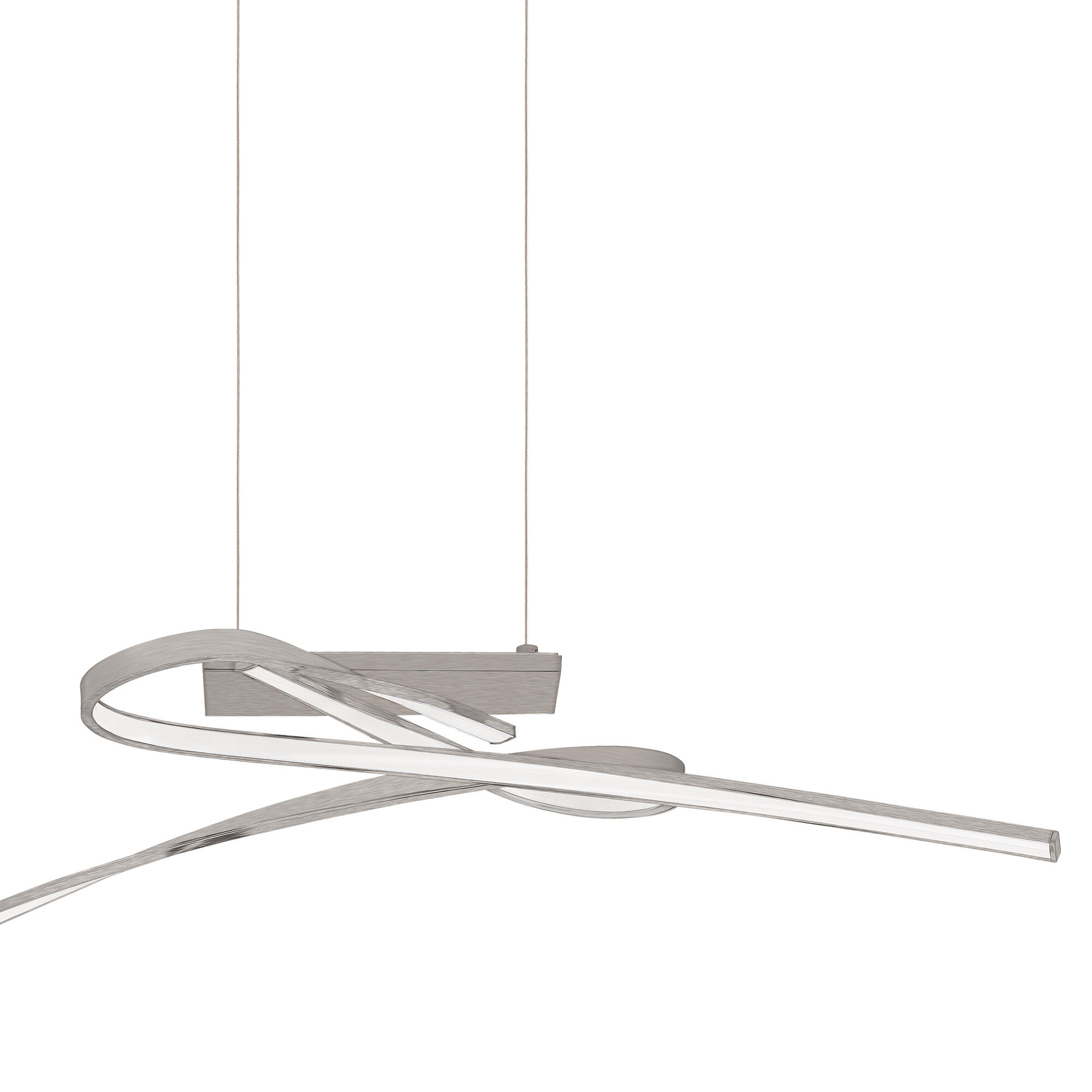 Lustre Symphonie, gris, l.26 cm LED - 6
