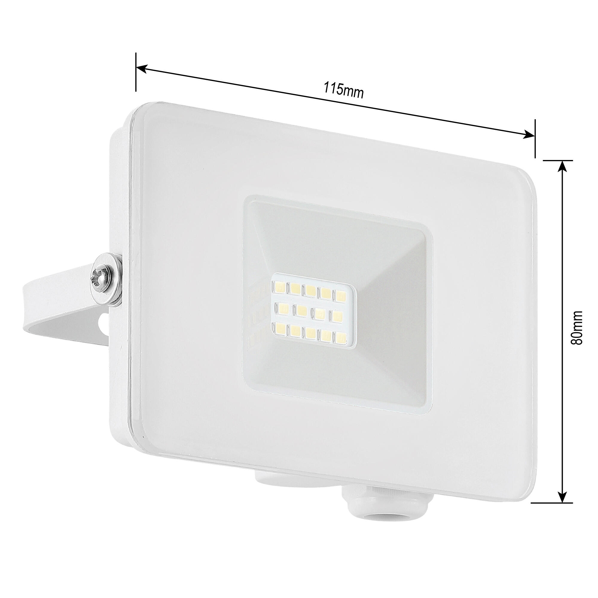 Projecteur à fixer extérieur LED 900 lumens blanc EGLO - 4