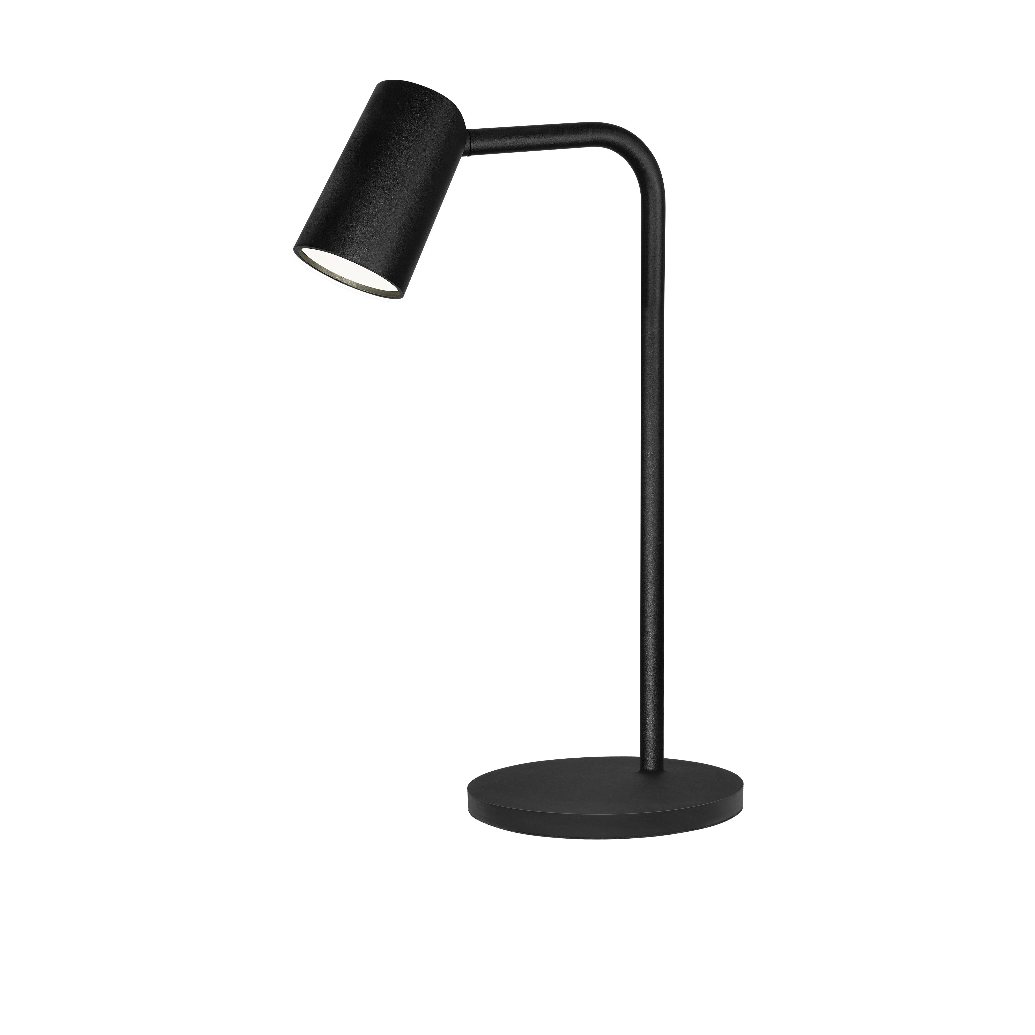 Lámpara de mesa sal mantra negra 36 cm alto
